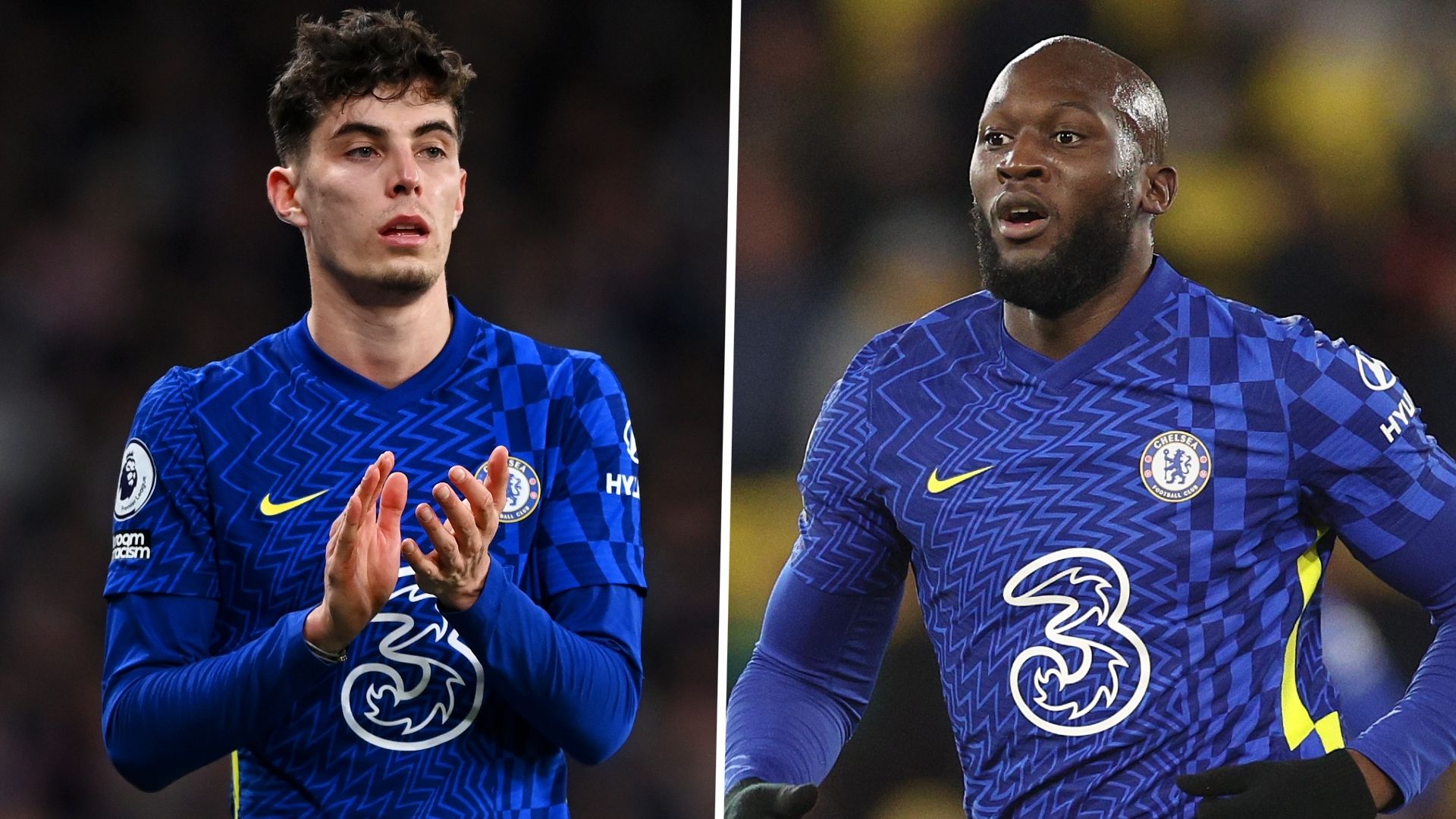 Kai Havertz Romelu Lukaku Chelsea 2021-22 GFX