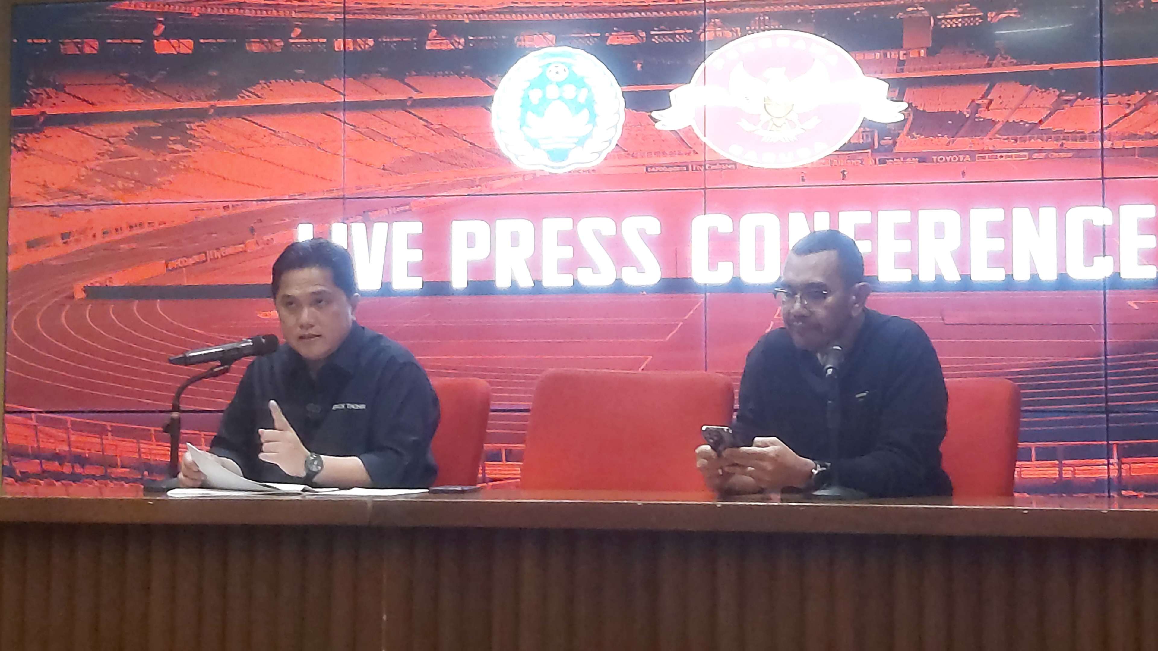 Erick Thohir & Arya Sinulingga