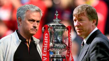 Jose Mourinho Sir Alex Ferguson Manchester United