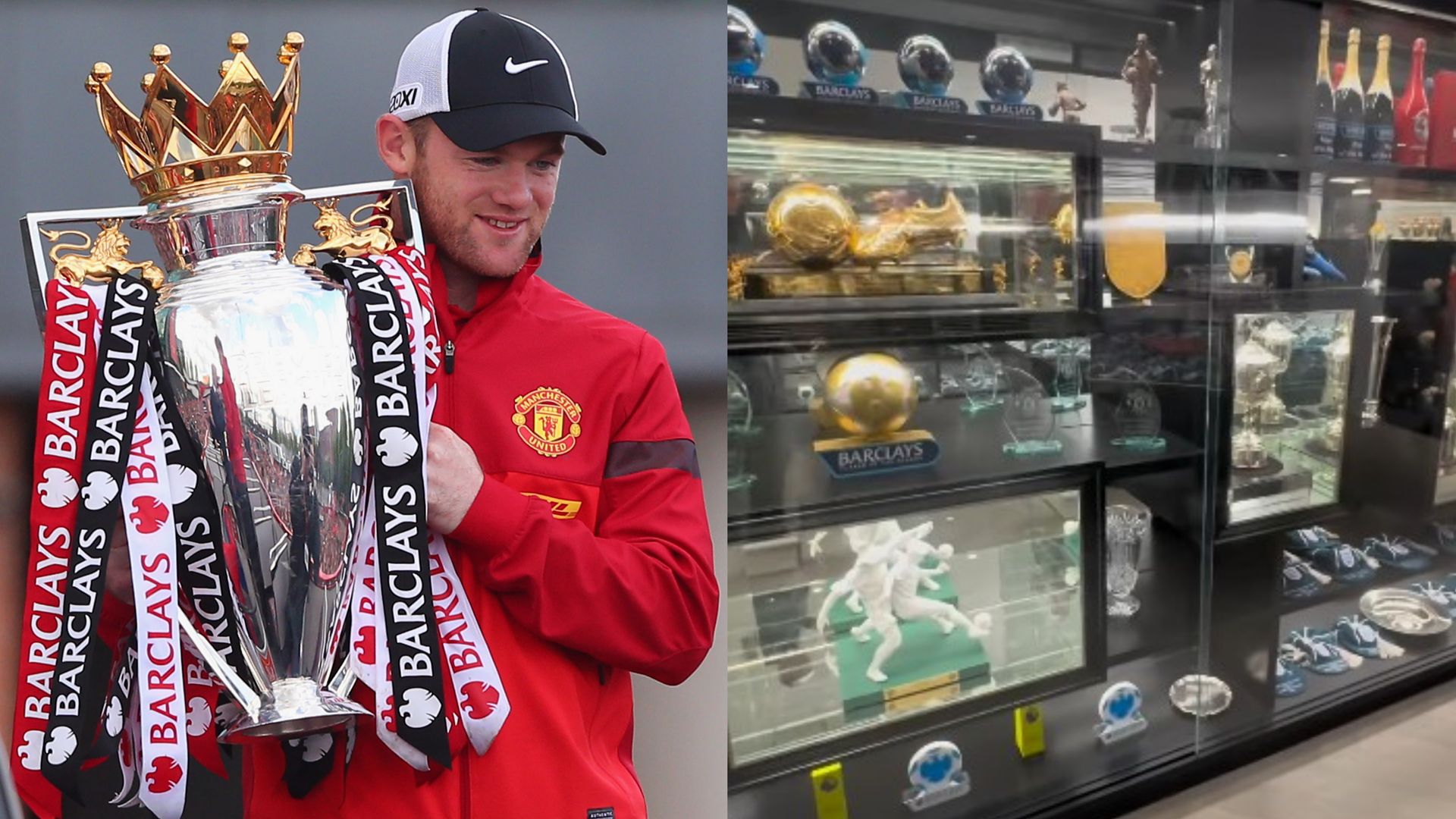 Wayne Rooney trophy room