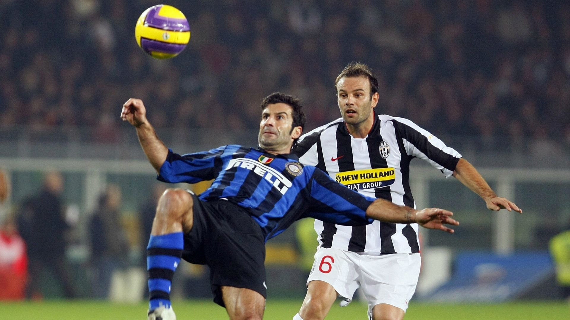 Luis Figo Cristiano Zanetti Juventus Inter 04/11/2007