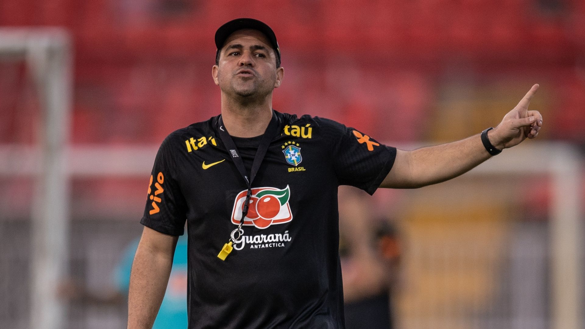 André Jardine em treino da seleção olímpica antes das Olimpíadas de Tóquio, 13072021
