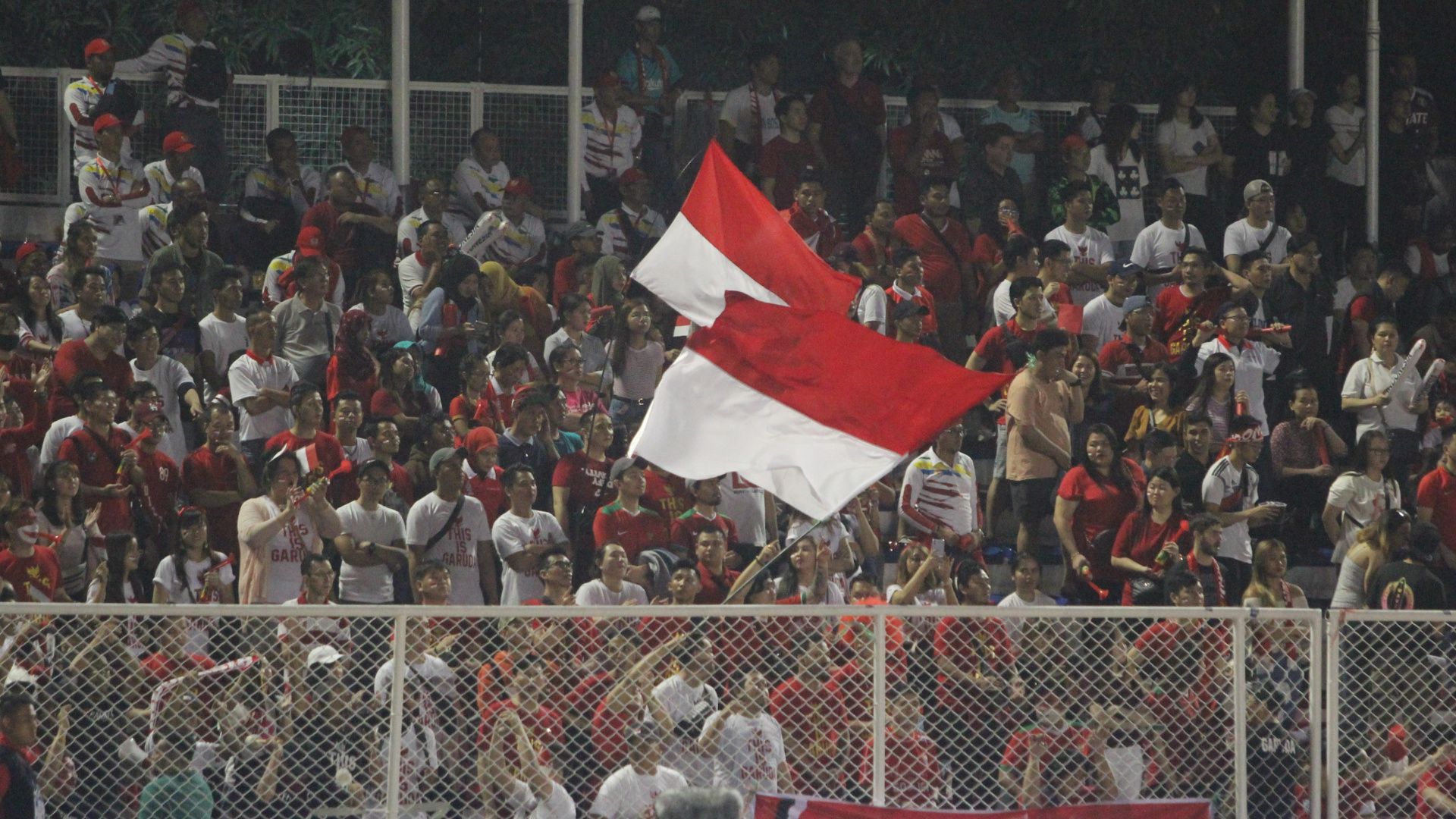 Suporter Indonesia - Indonesia U-22 vs Vietnam U-22