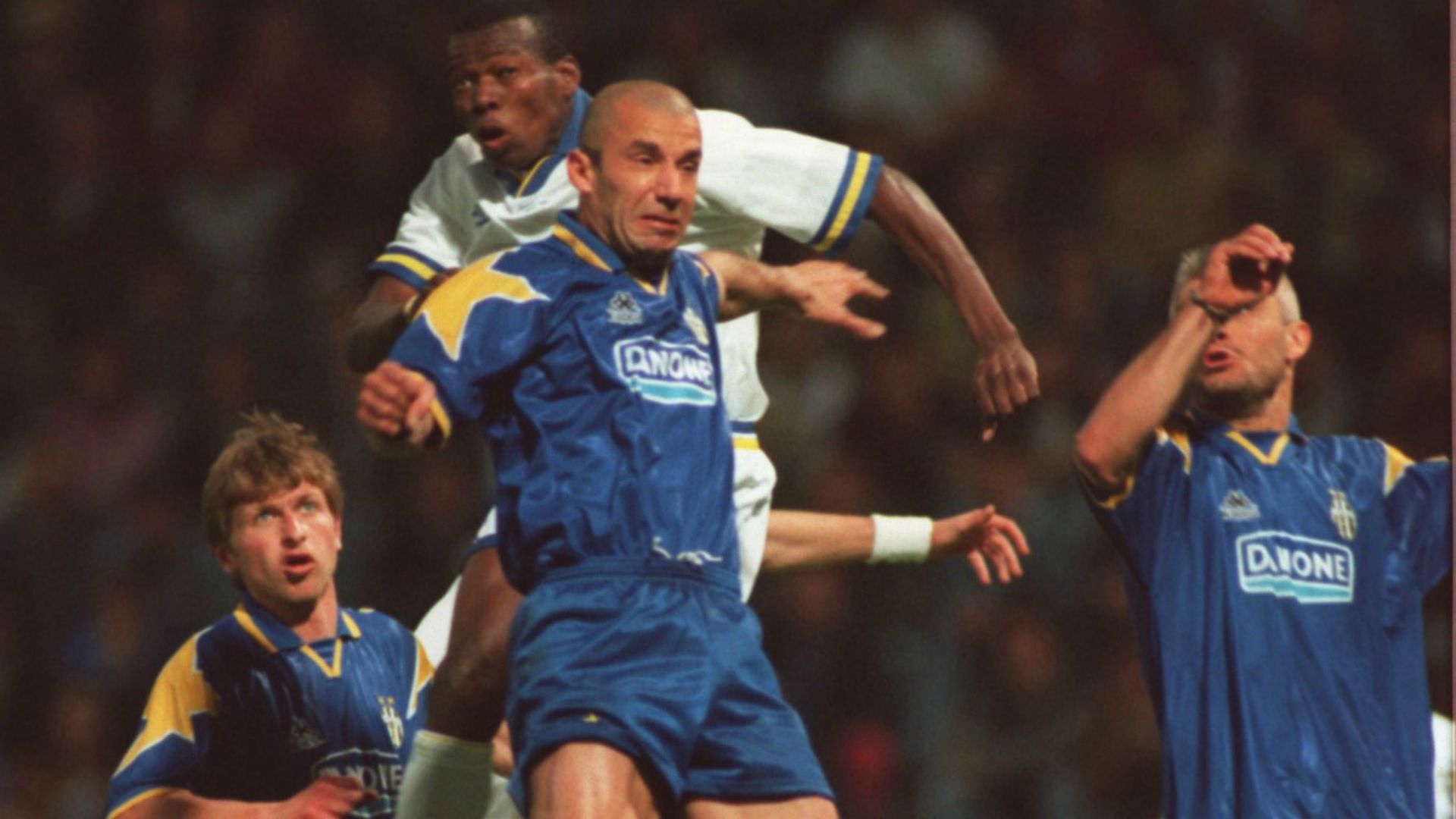 Faustino Asprilla Gianluca Vialli Parma Juventus