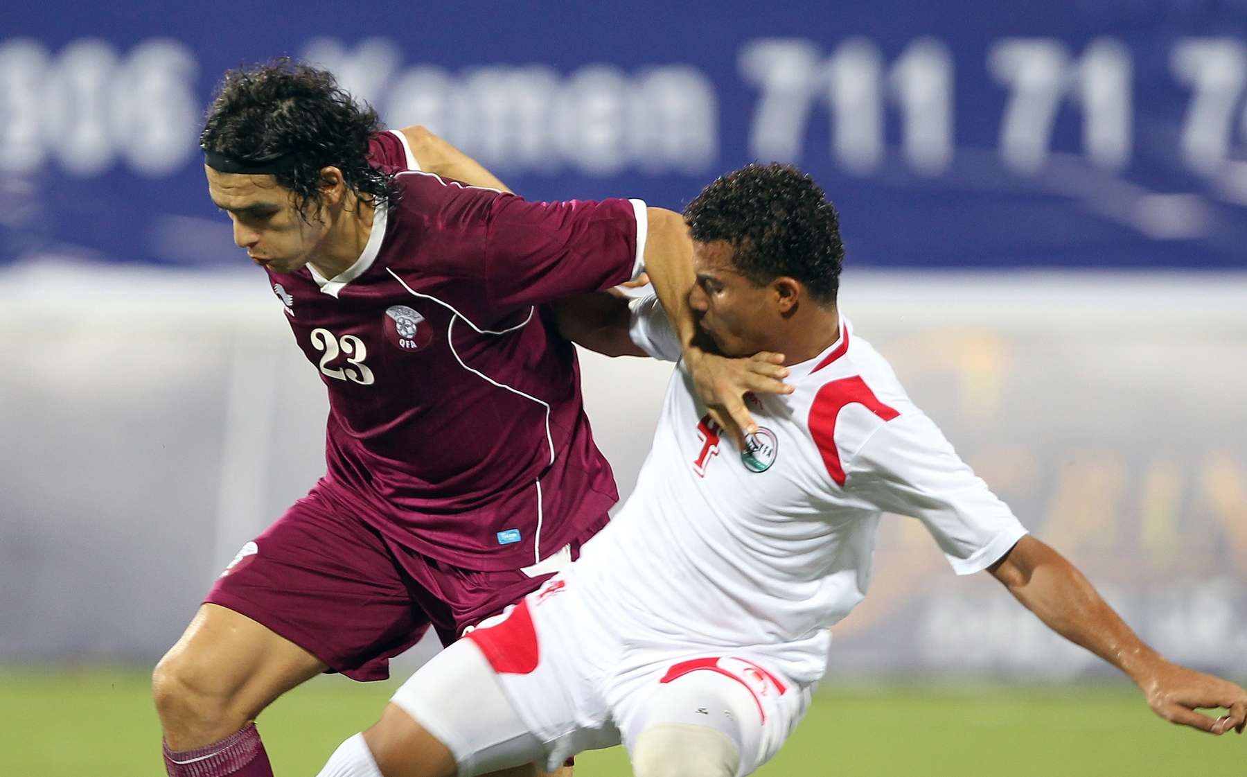 Sebastian Soria Qatar Haitham Thabit Yemen 20th Gulf Cup