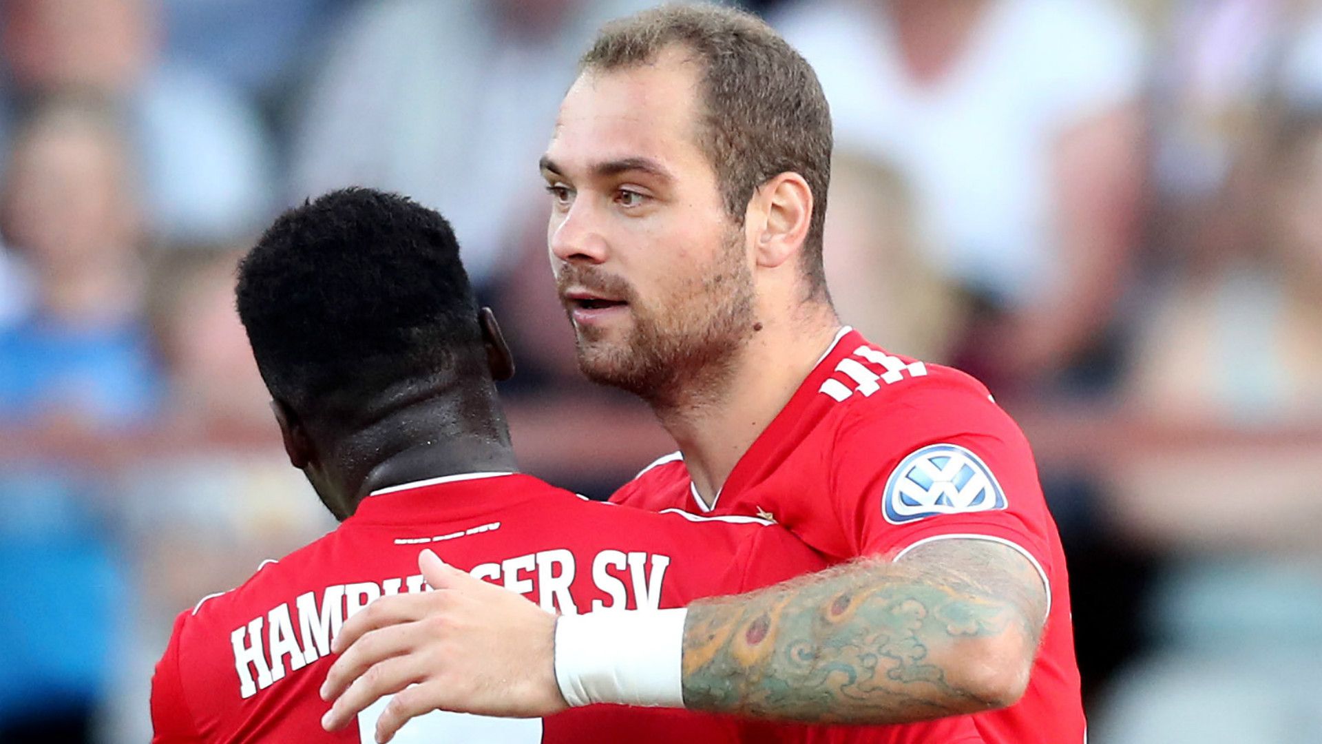 PIERRE MICHEL LASOGGA HAMBURG GERMAN CUP DFB POKAL 18082018