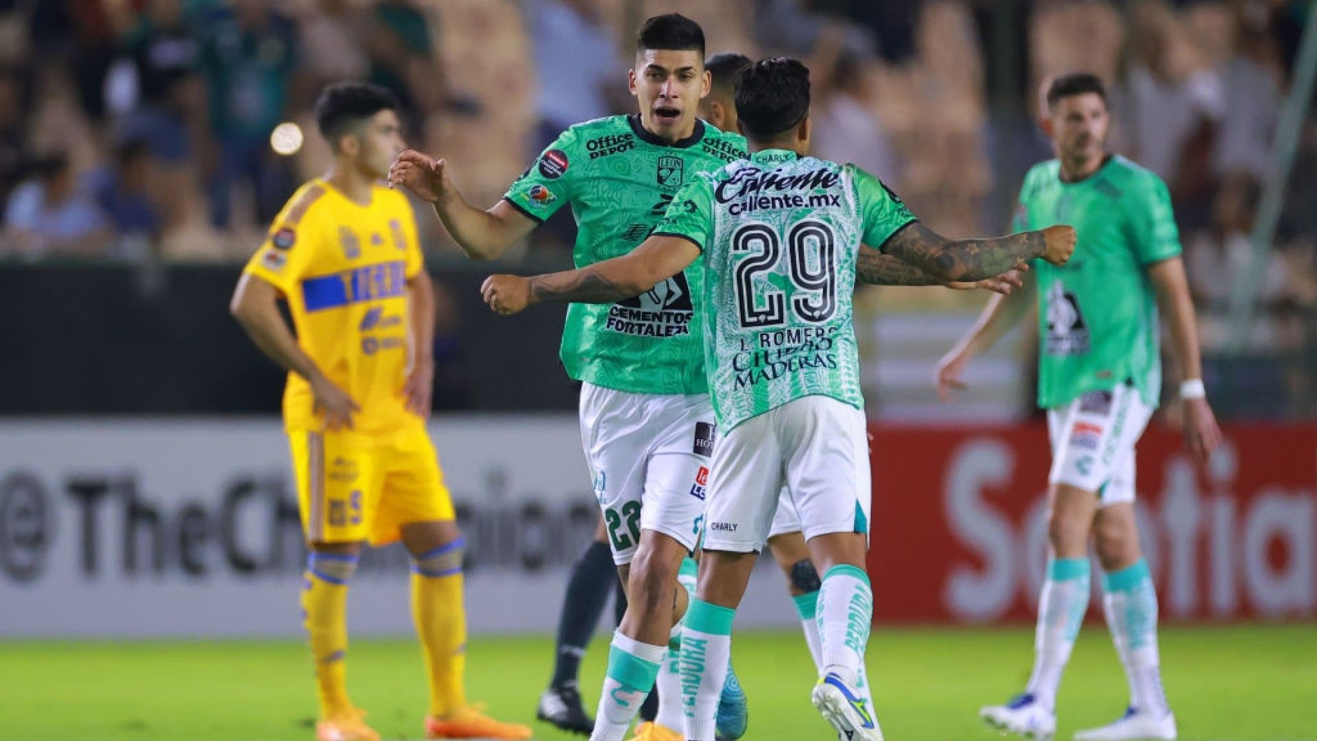 León festejo Concachampions 2023