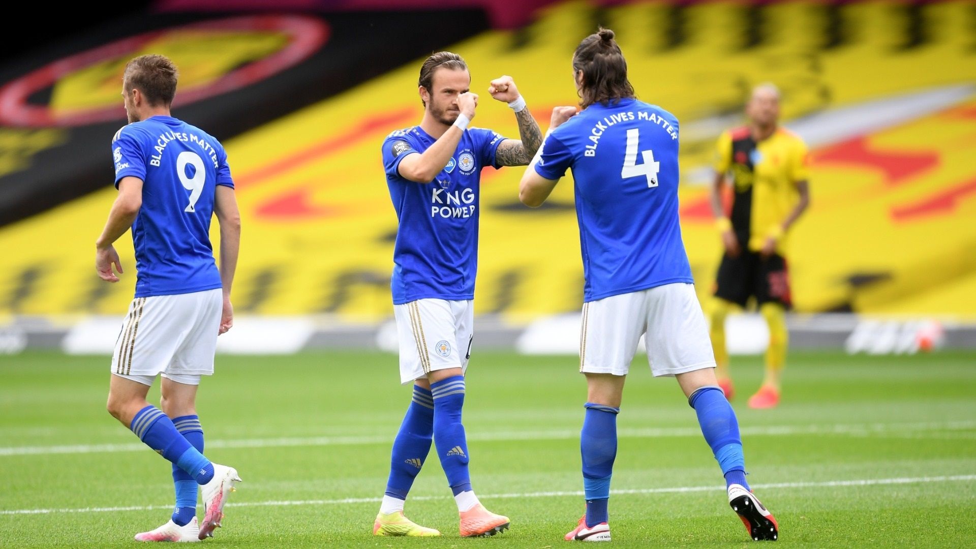 James Maddison Caglar Soyuncu Jamie Vardy Leicester