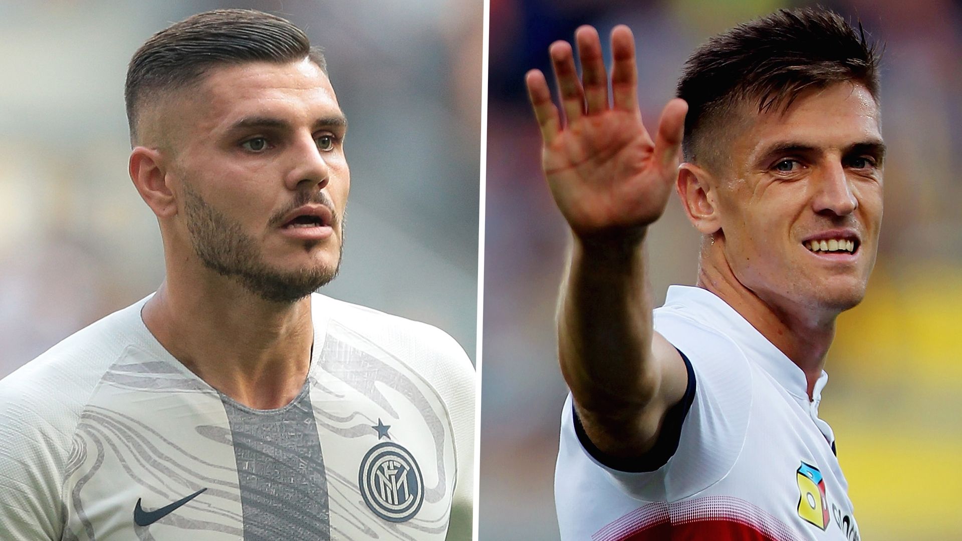Mauro Icardi Krzysztof Piatek Inter Genoa