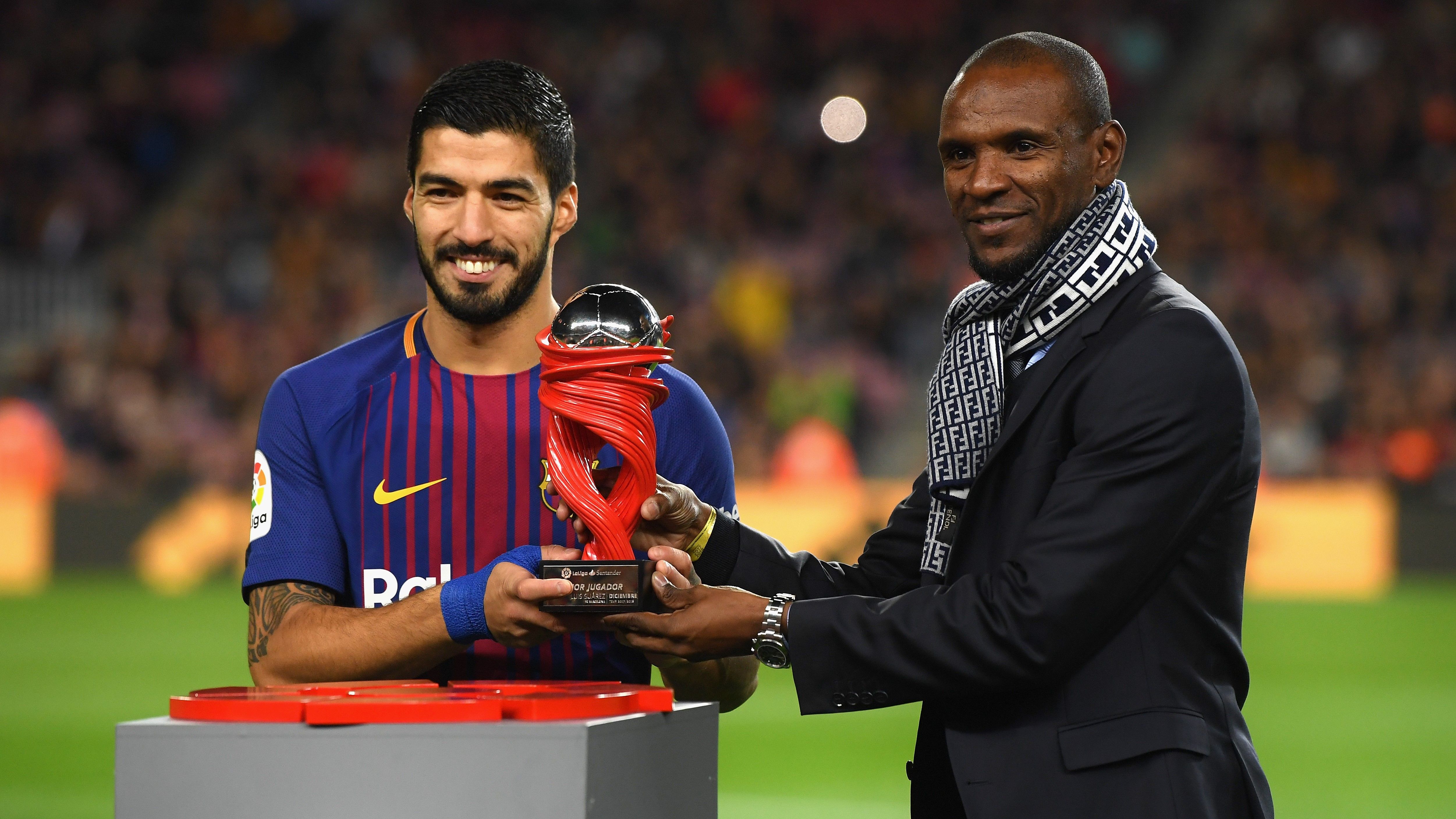 Luis Suarez Eric Abidal Barcelona Alaves LaLiga 28012018
