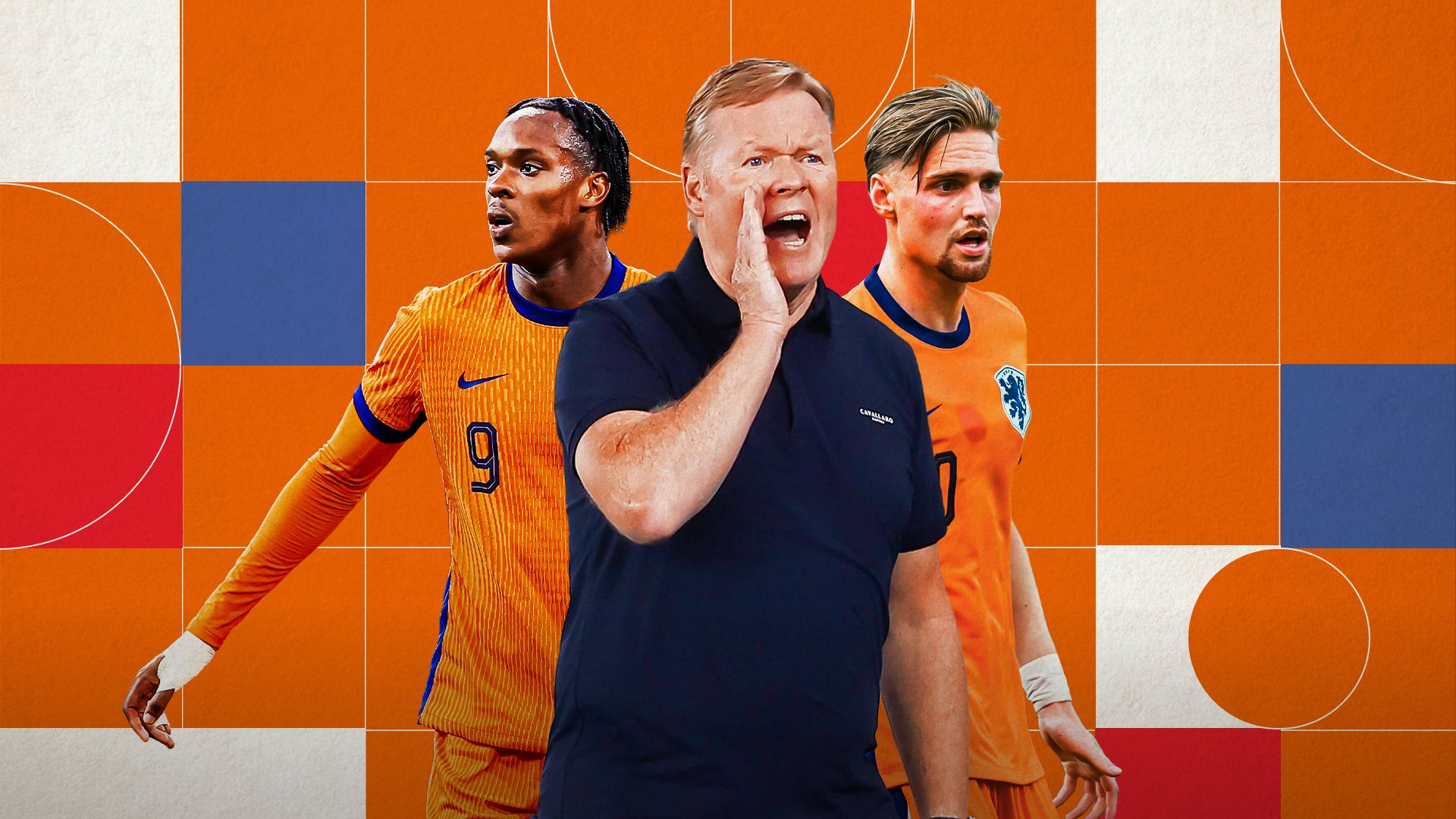 Emmanuel Emegha, Ronald Koeman, Kenneth Taylor