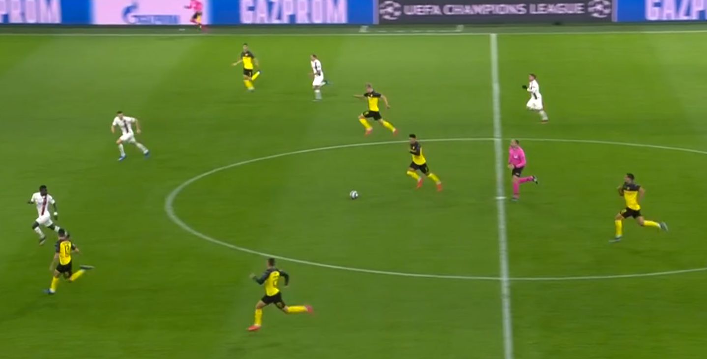 Erling Haaland Borussia Dortmund PSG 2020