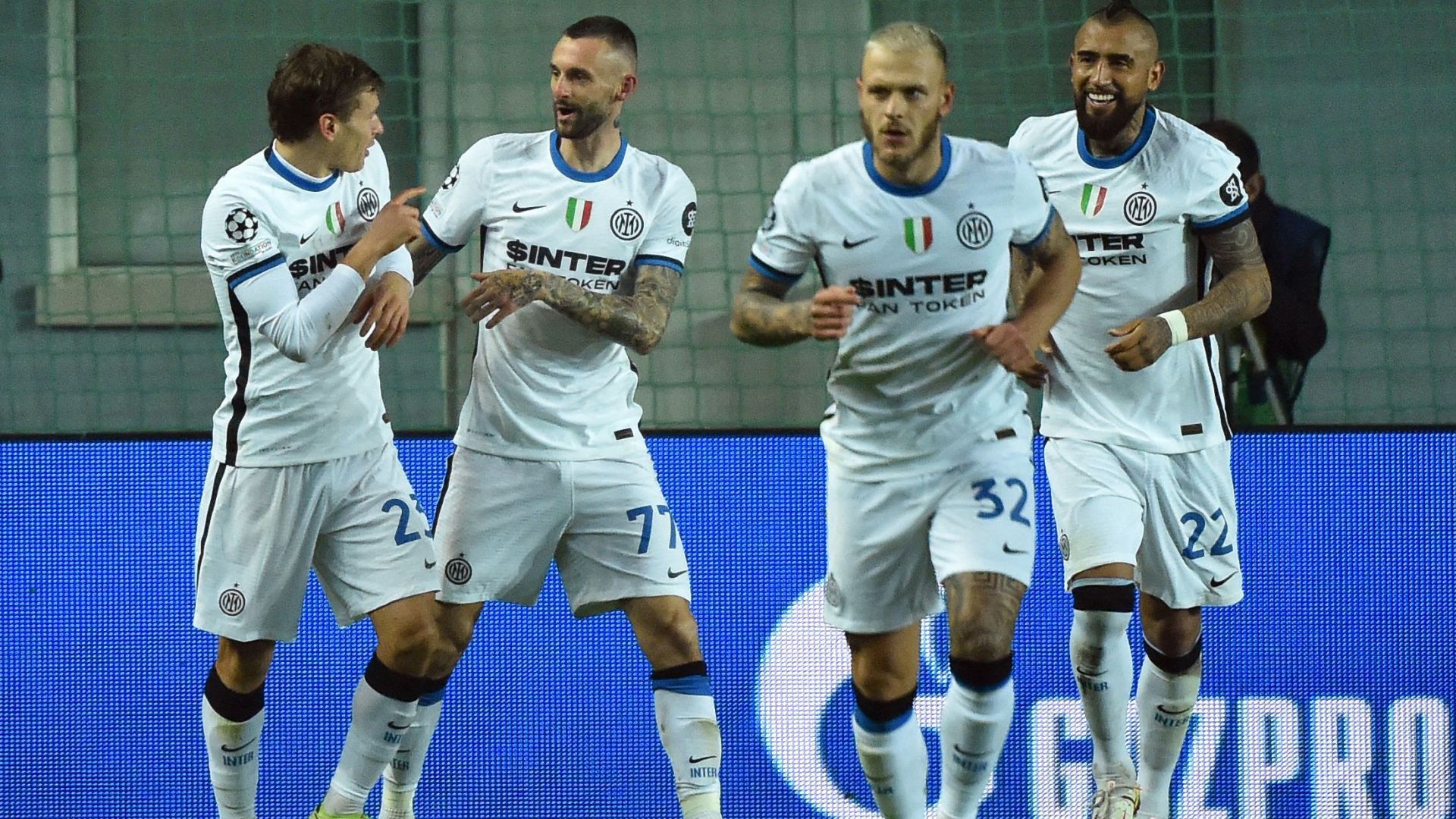 Inter celebrating Sheriff 2021