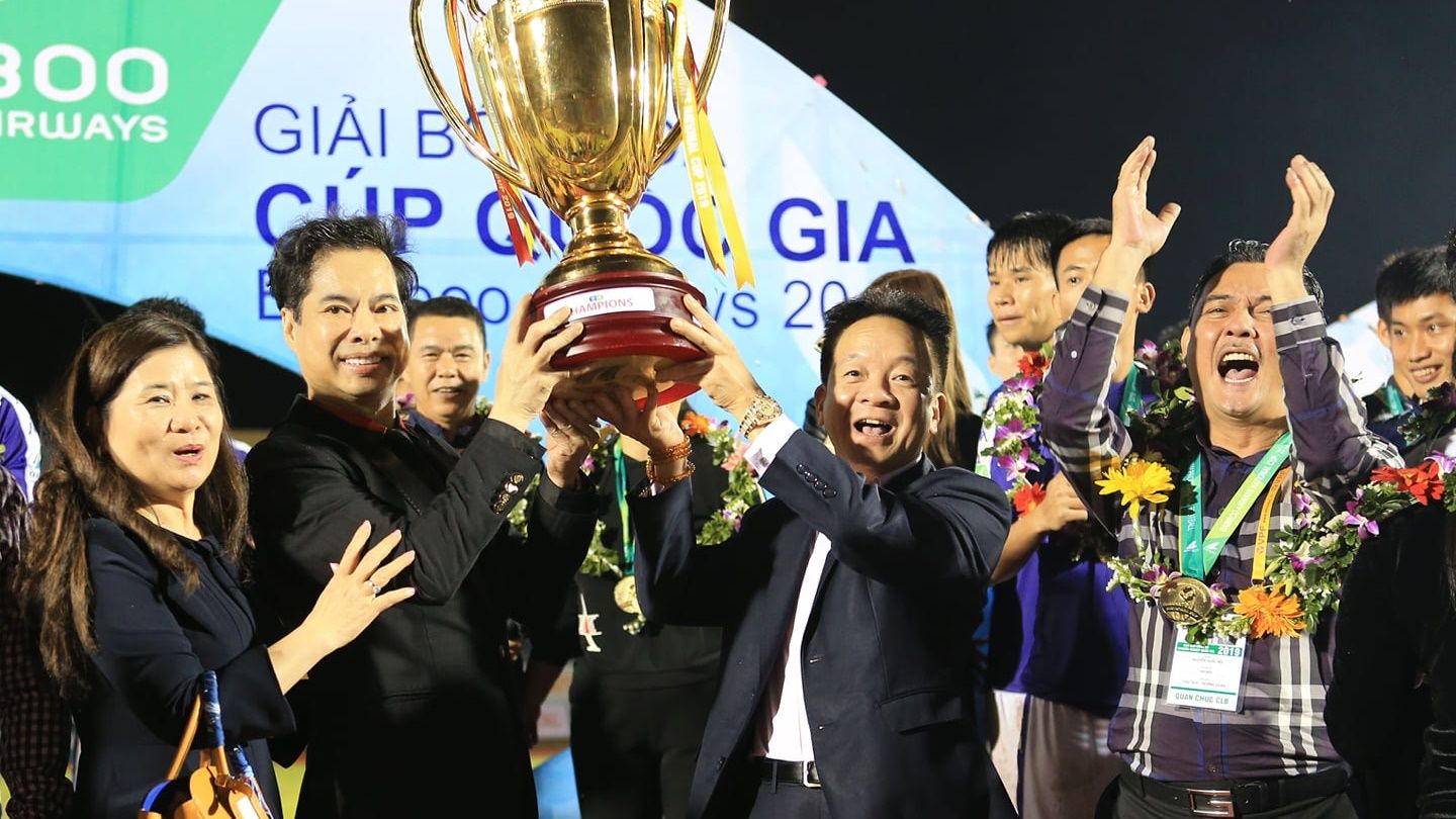 President Do Quang Hien Quang Nam vs Ha Noi FC | Vietnamese National Cup 2019