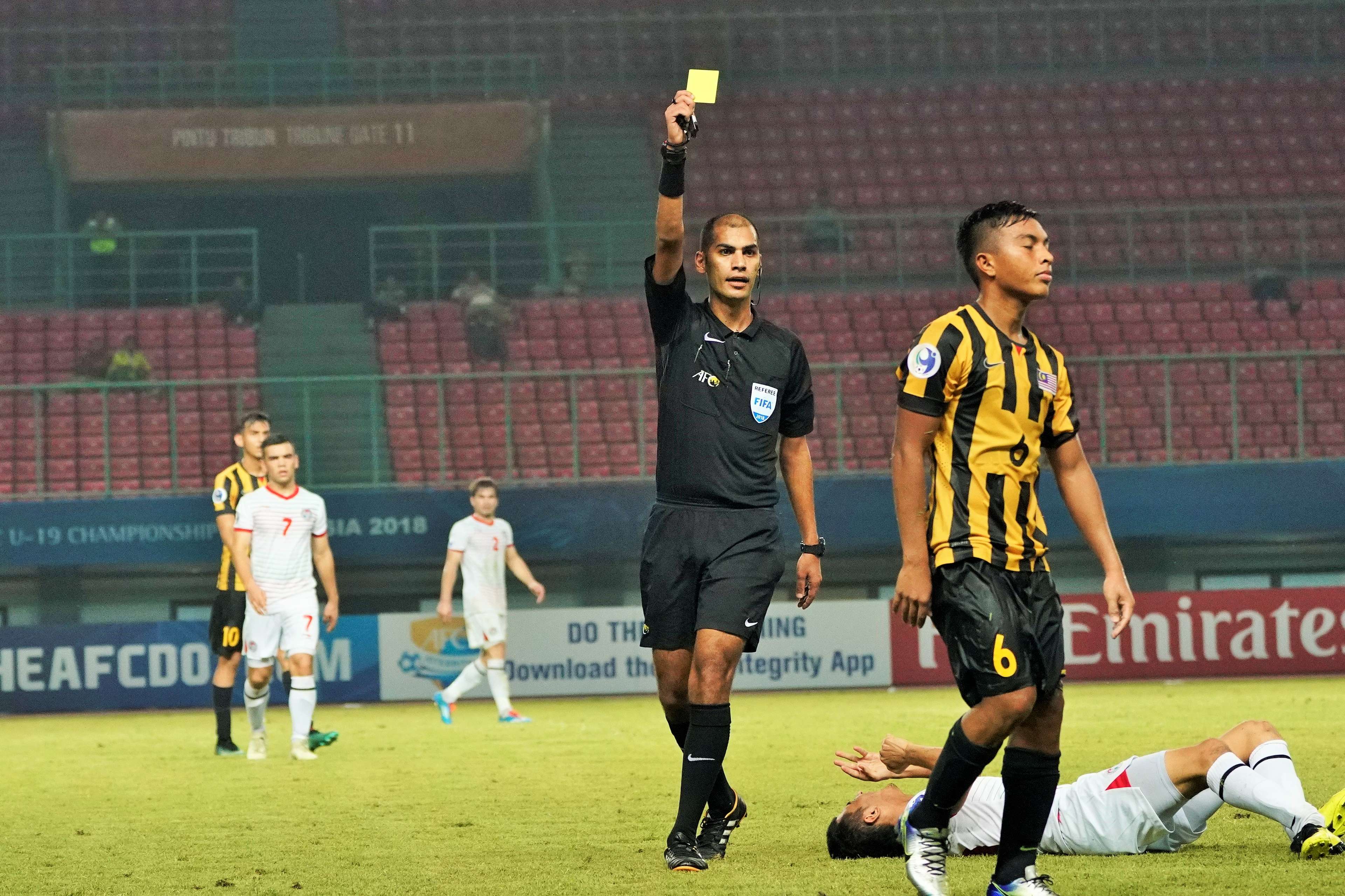Nabil Hakim Bokhari, Malaysia U19, AFC U19 Championship, 23102018