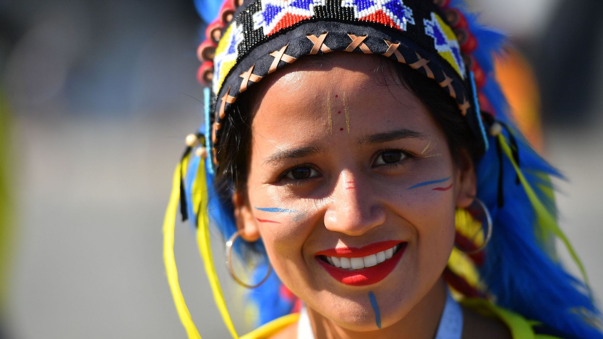 美女サポワールドカップ_セネガルvsコロンビア_コロンビア2