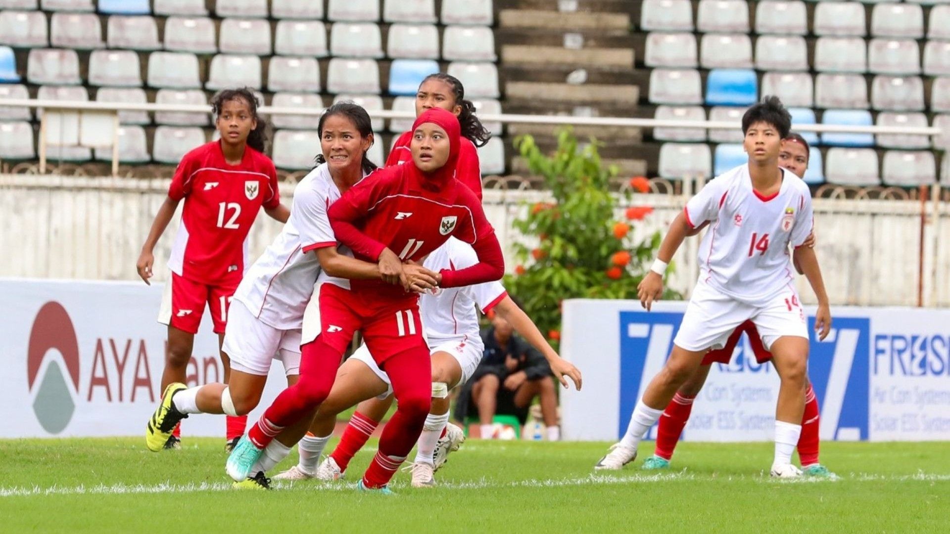 Timnas wanita Indonesia U-20 vs Myamar U-20 - ACQ U-20 2026