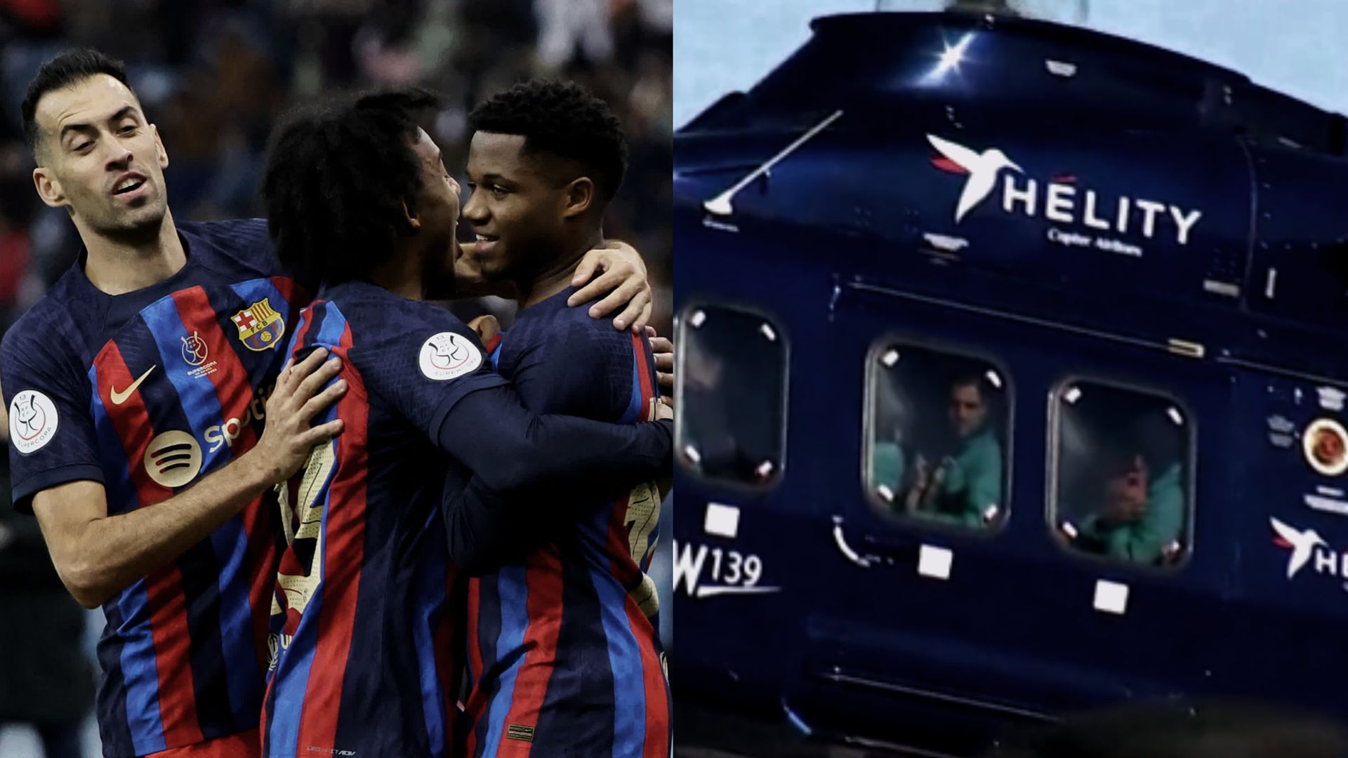 Barcelona helicopter