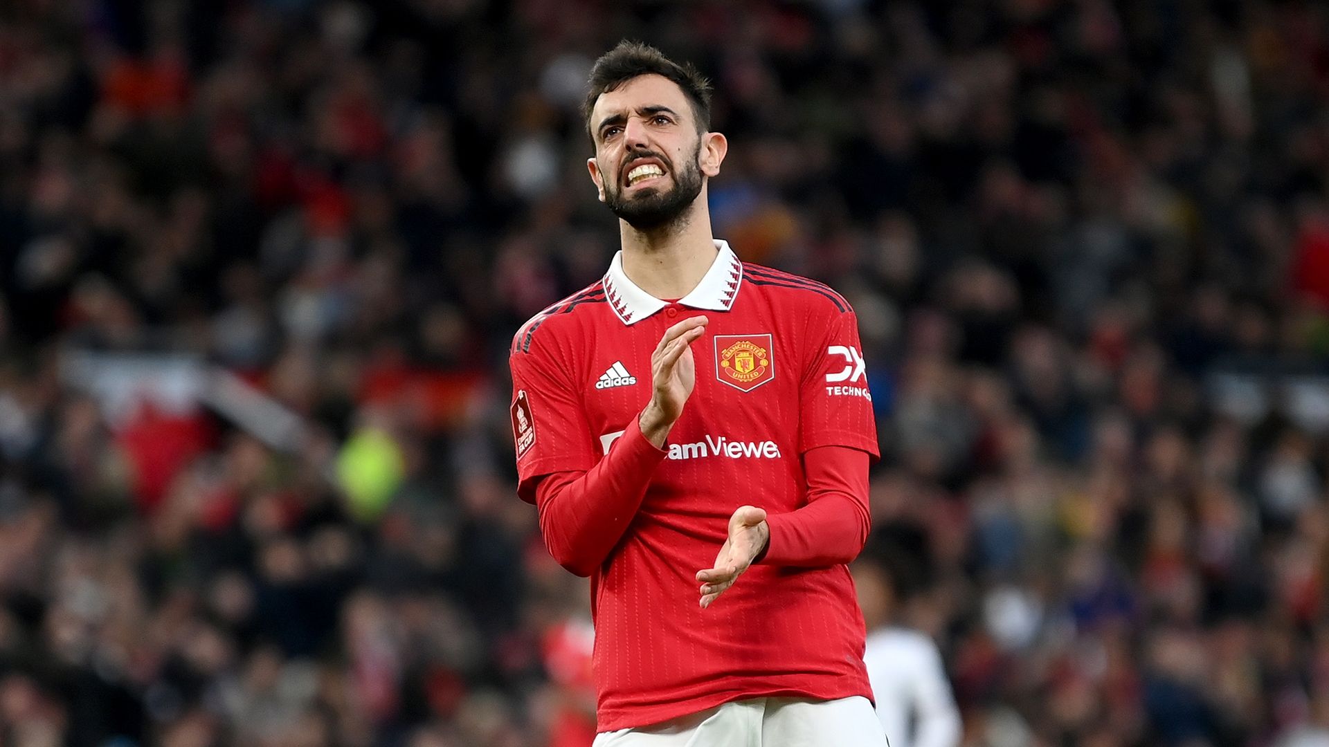 Bruno Fernandes frustrated Manchester United Fulham FA Cup 2022-23