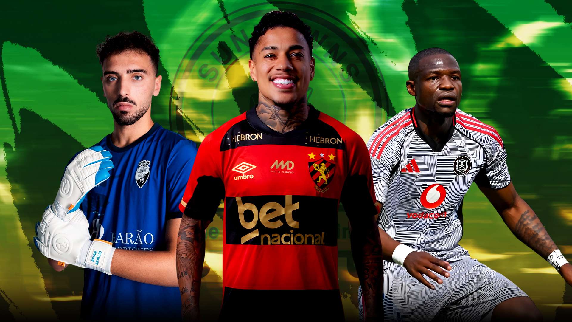 Matheusinho, Sport Recife, Brian Araújo, Farense & Tshegofatso Mabasa, Orlando Pirates 16-9