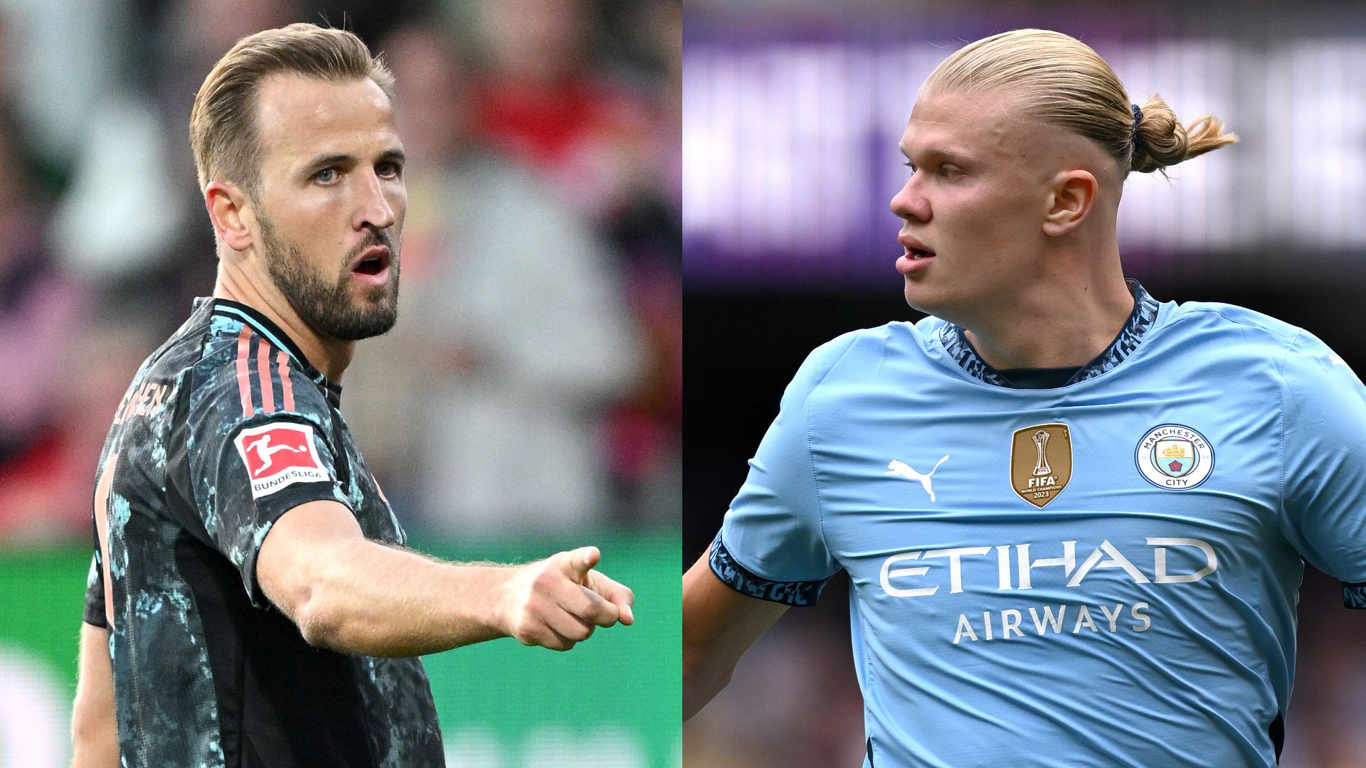 GFX Harry Kane Erling Haaland 2024-25