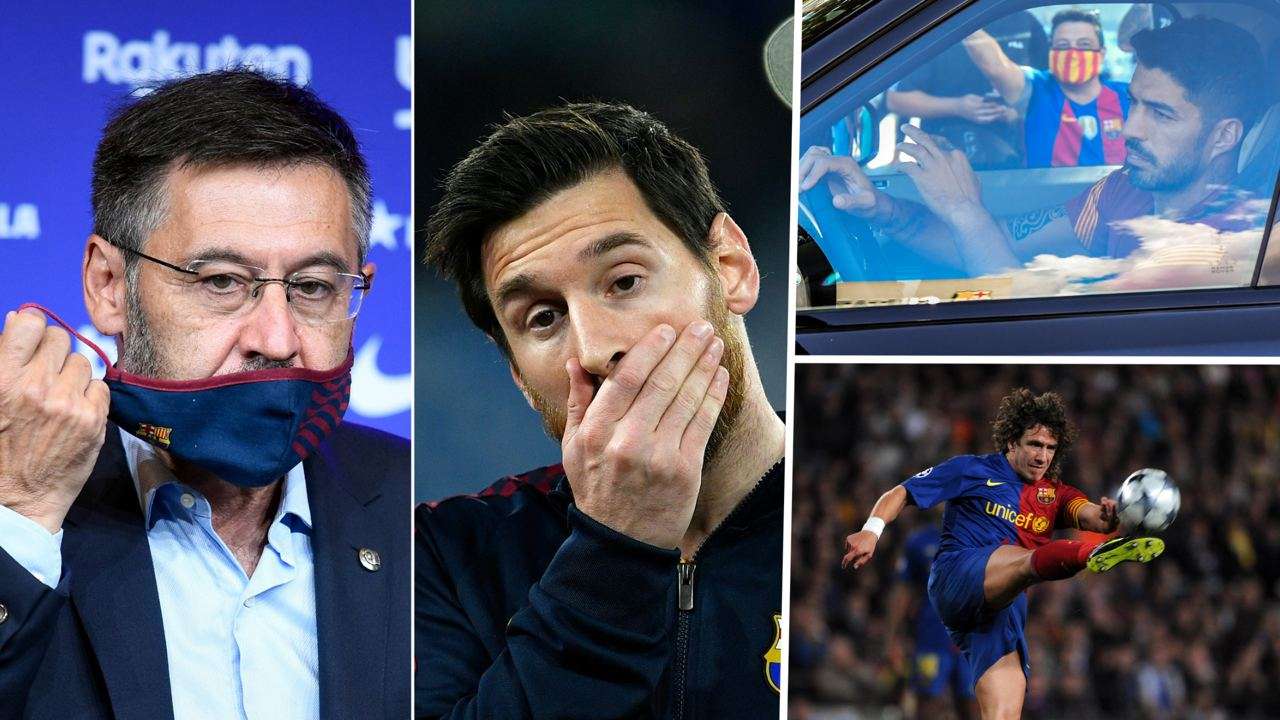 ميسي سواريز إدارة برشلونة