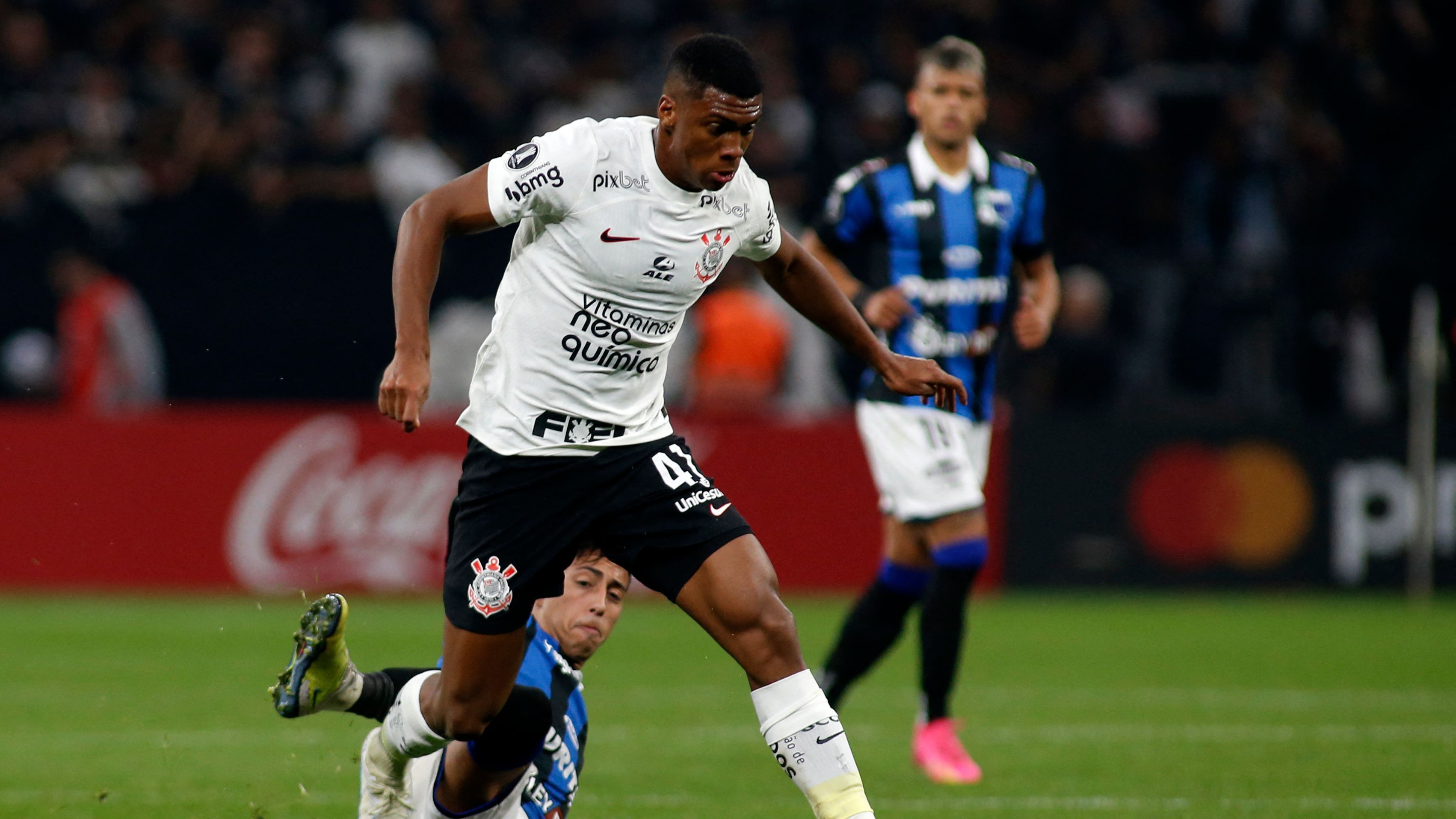 Felipe Augusto em Corinthians x Liverpool-URU, Sul-Americana 2023