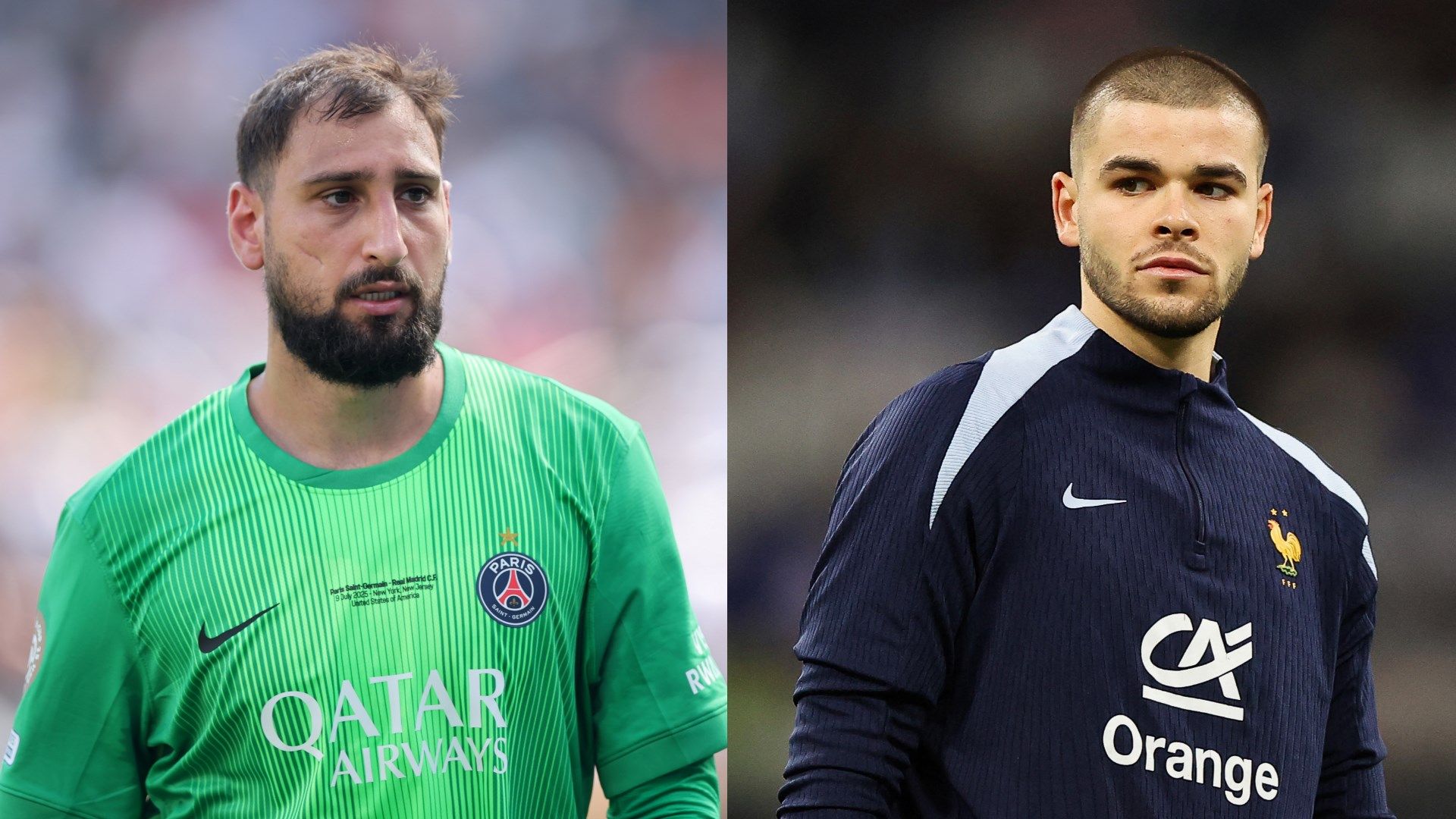 Gianluigi Donnarumma Lucas Chevalier PSG