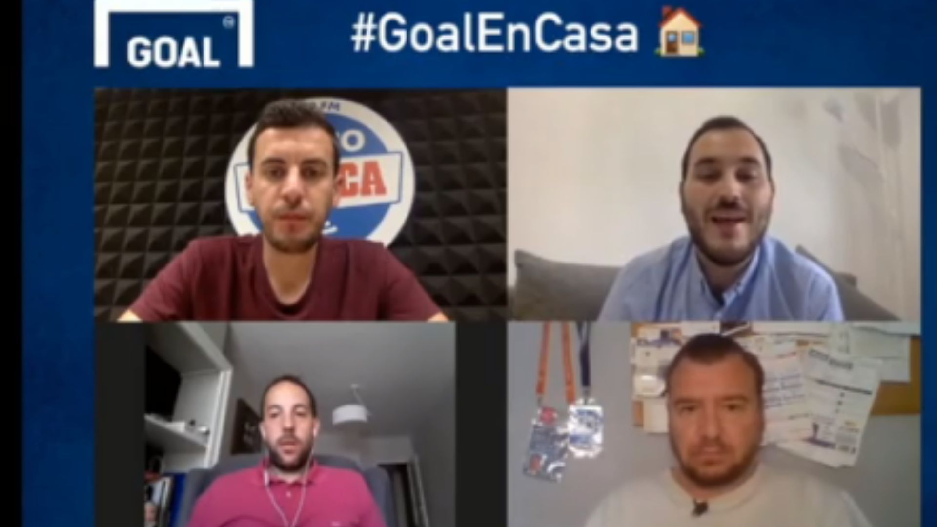 Rubén Uria, Paco Rico, Juan Antonio Pineda y Javier Santos