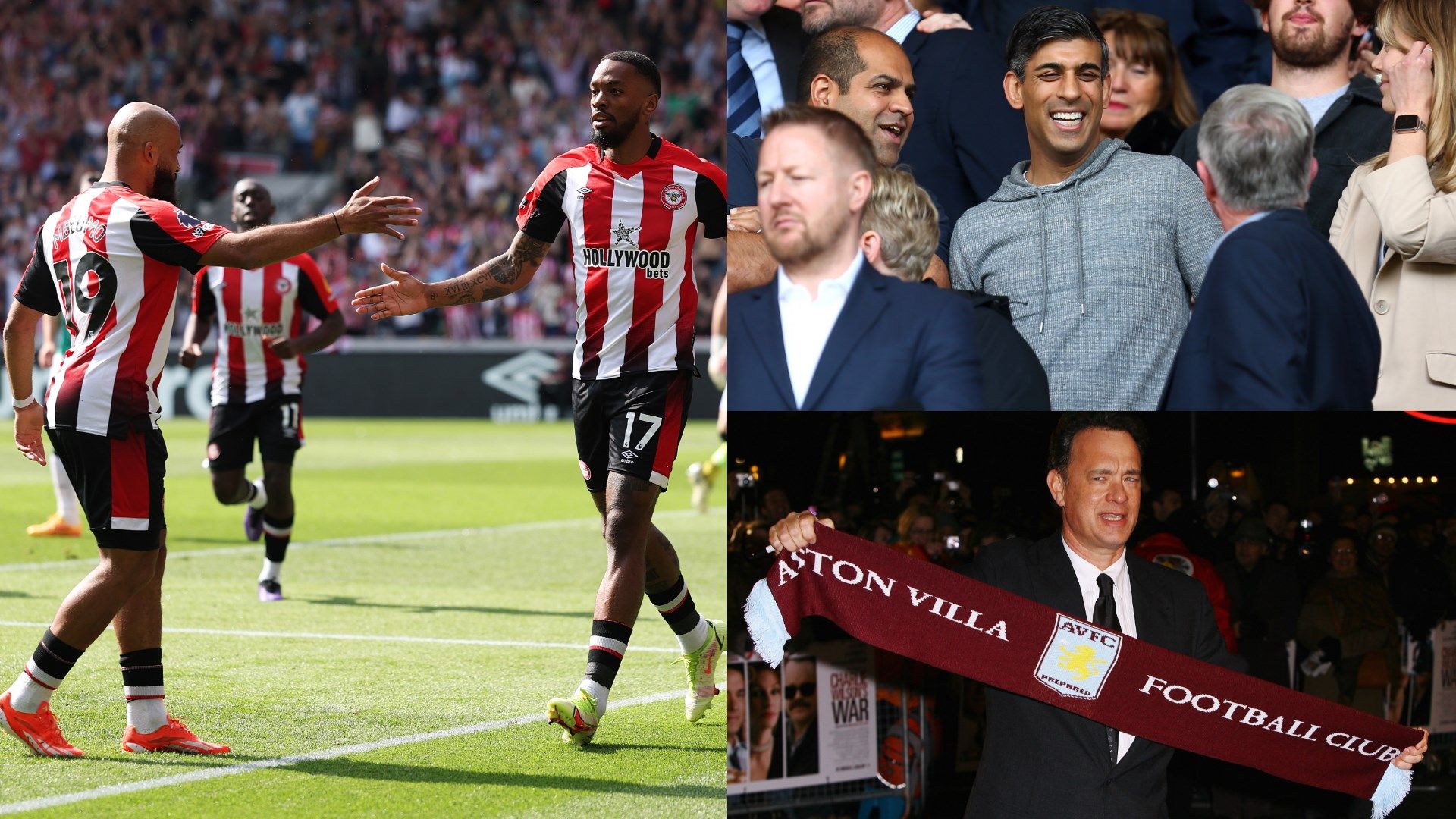 Brentford Rishi Sunak Tom Hanks Premier League