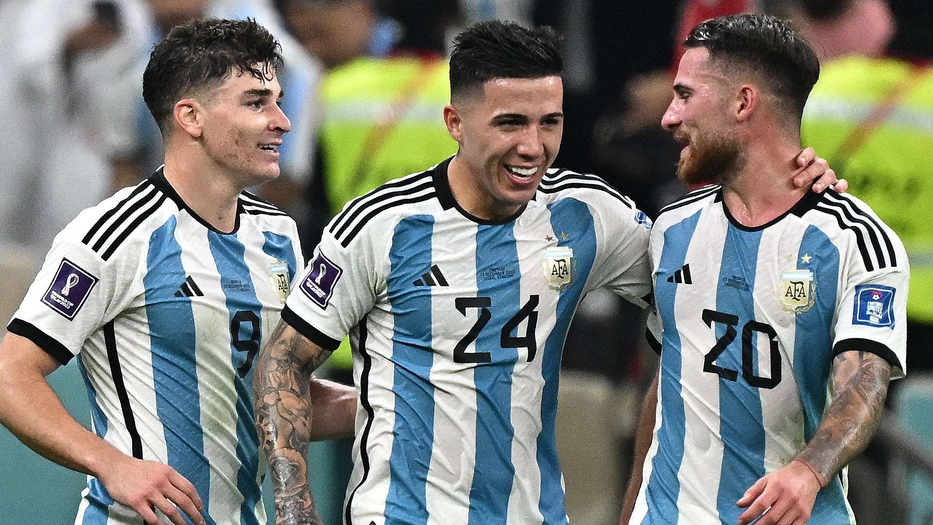 Alexis Mac Allister Enzo Fernandez Julian Alvarez Argentina 2022