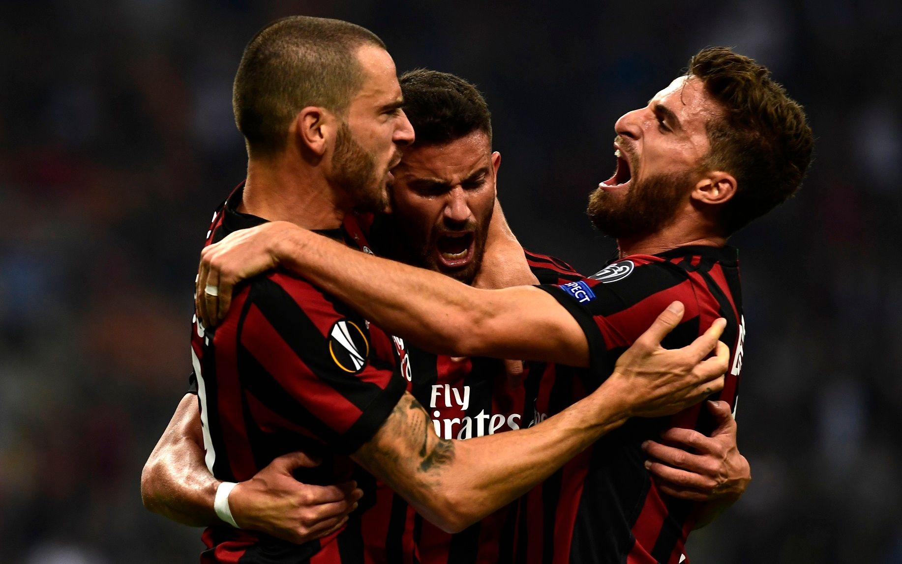 Mateo Musacchio Leonardo Bonucci Fabio Borini AC Milan HNK Rijeka