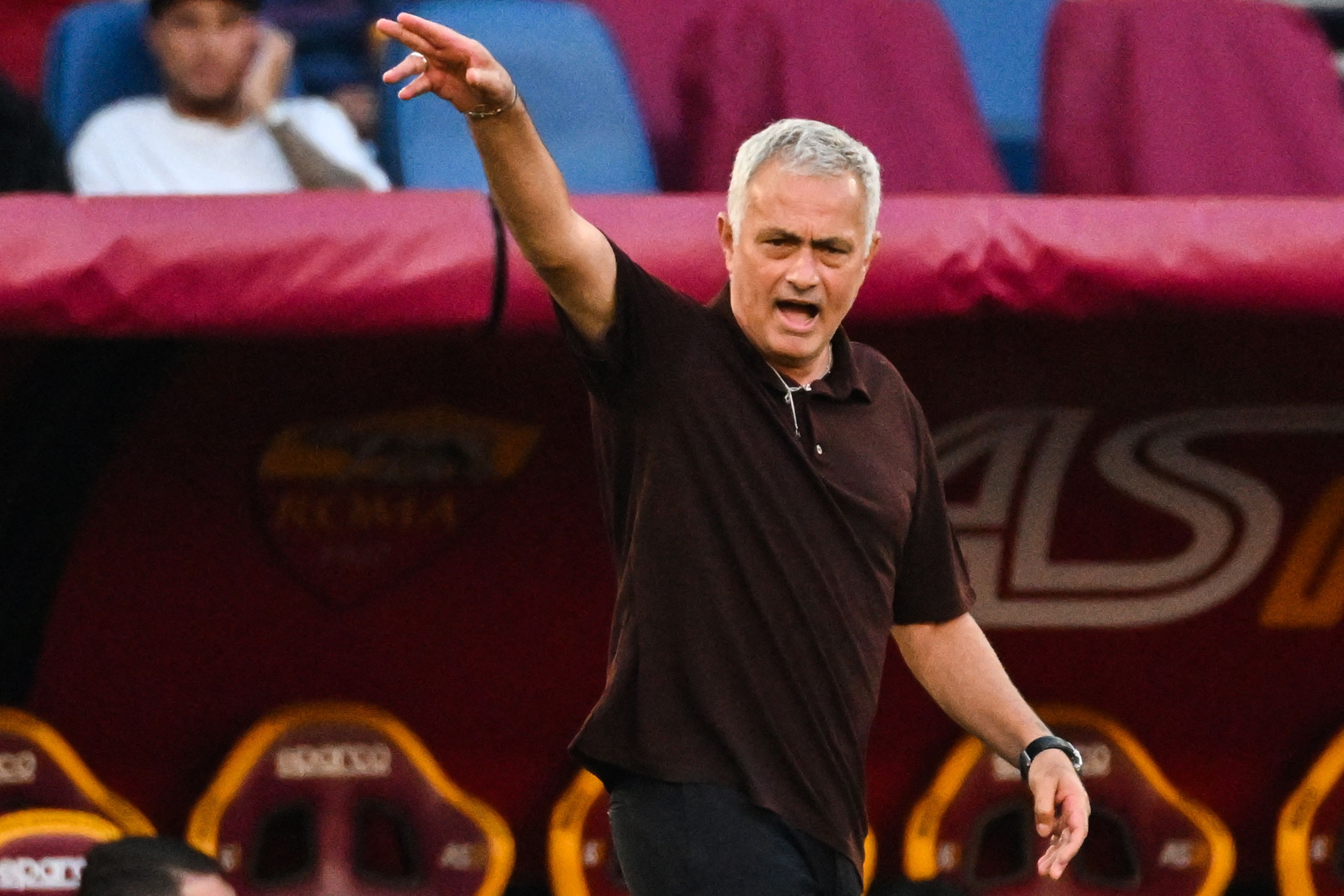 Jose Mourinho Roma vs Atalanta 2022/23