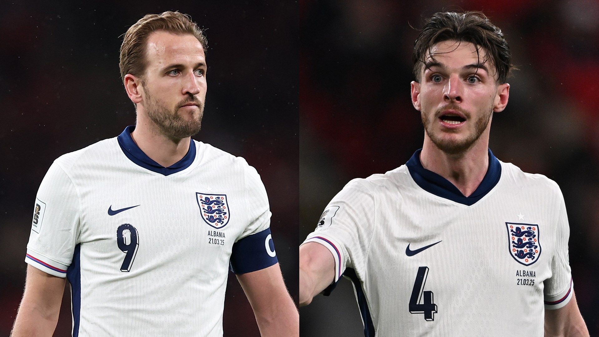 Declan Rice Harry Kane England