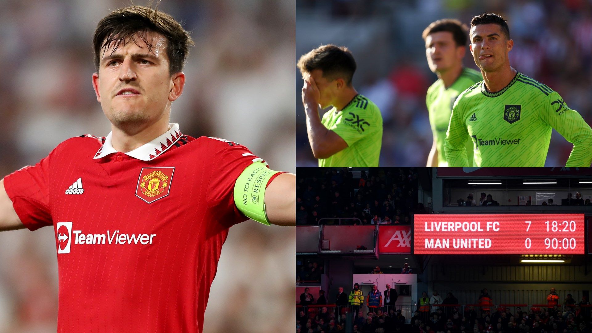 Man Utd worst defeats 2022-23 composite