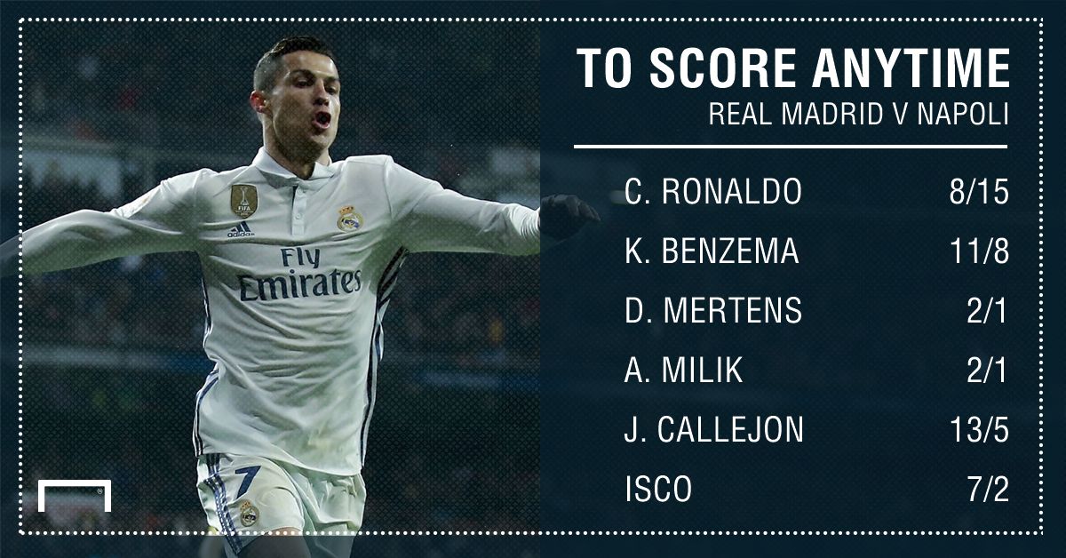 GFX STATS REAL MADRID V NAPOLI