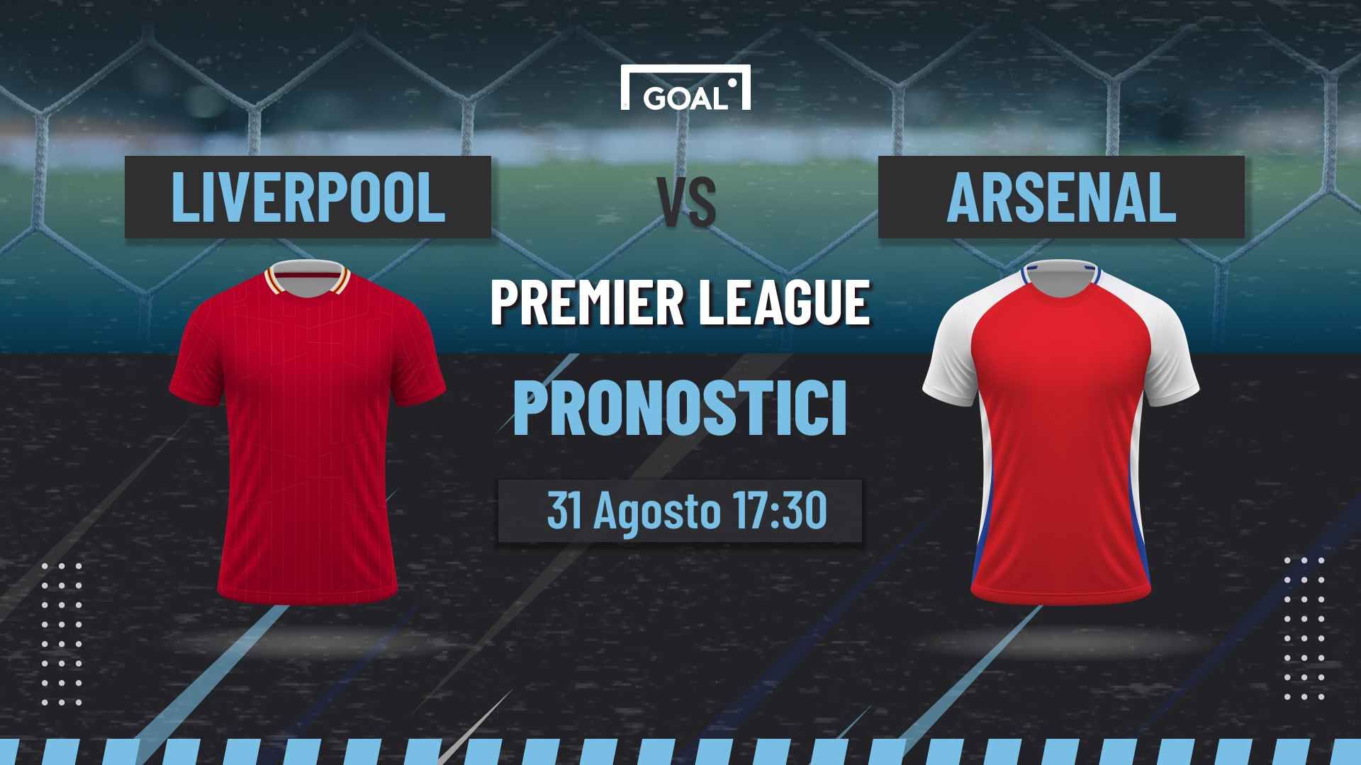 pronostici Liverpool - Arsenal