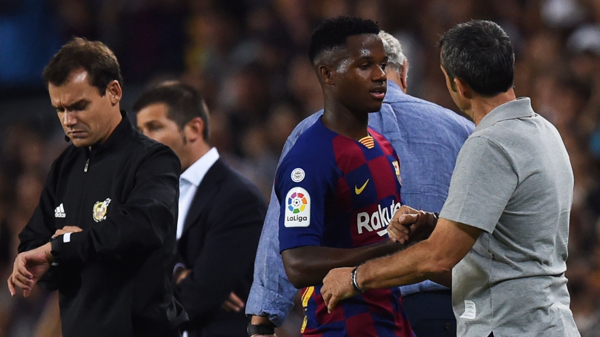 Ansu Fati Ernesto Valverde Barcelona