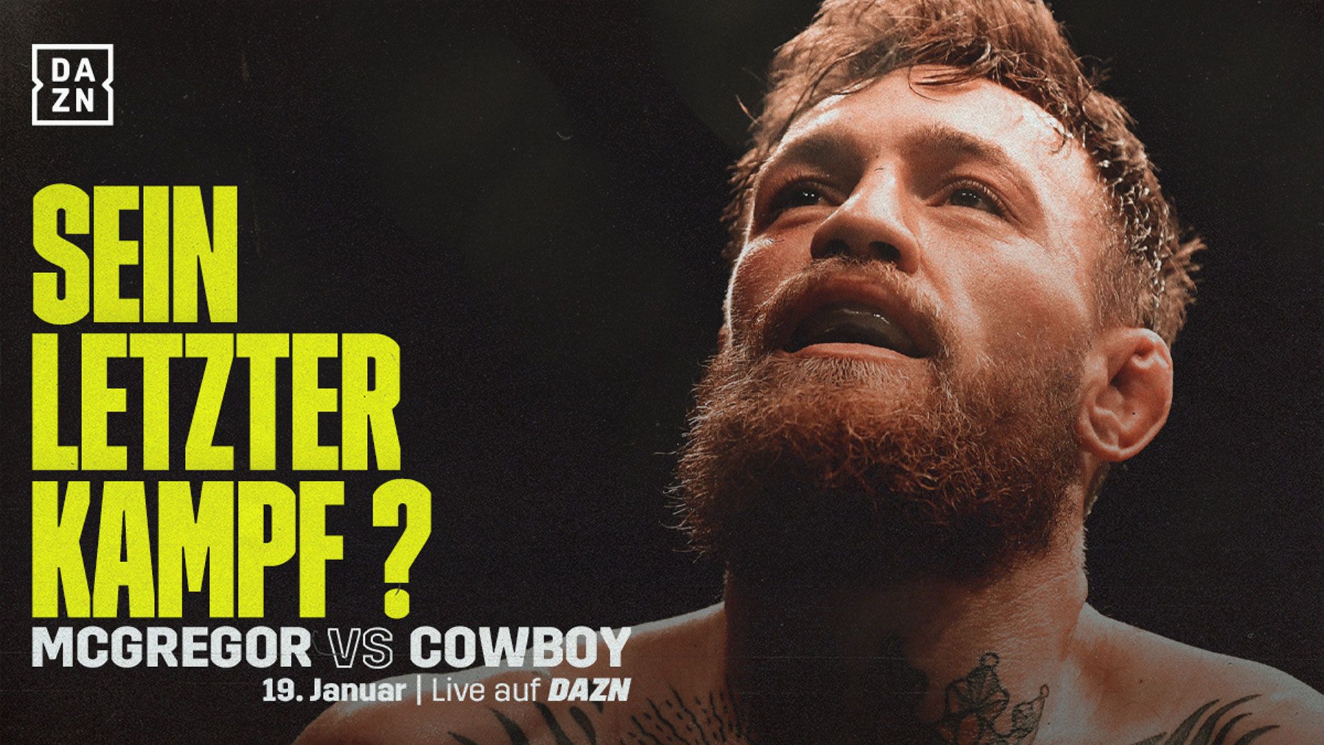 Conor McGregor Donald Cowboy Cerrone DAZN LIVE-STREAM
