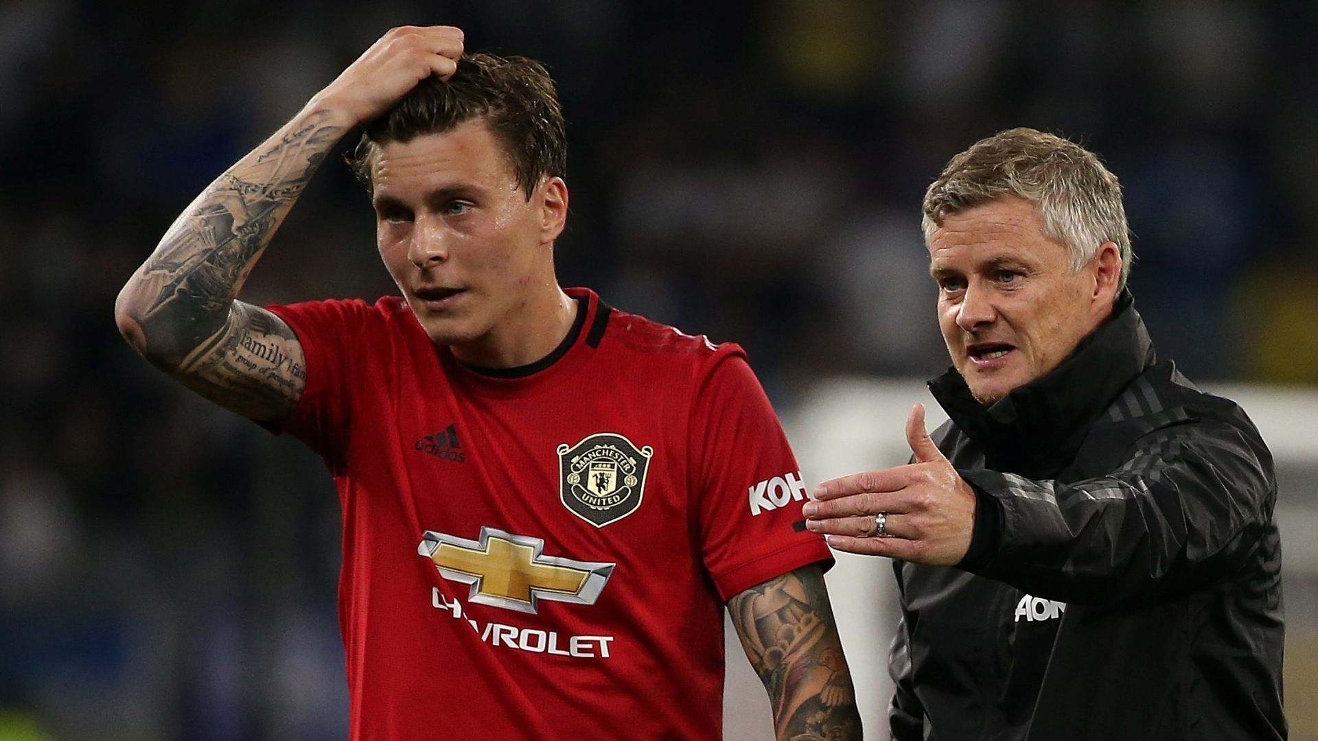 Victor Lindelof & Ole Gunnar Solskjaer