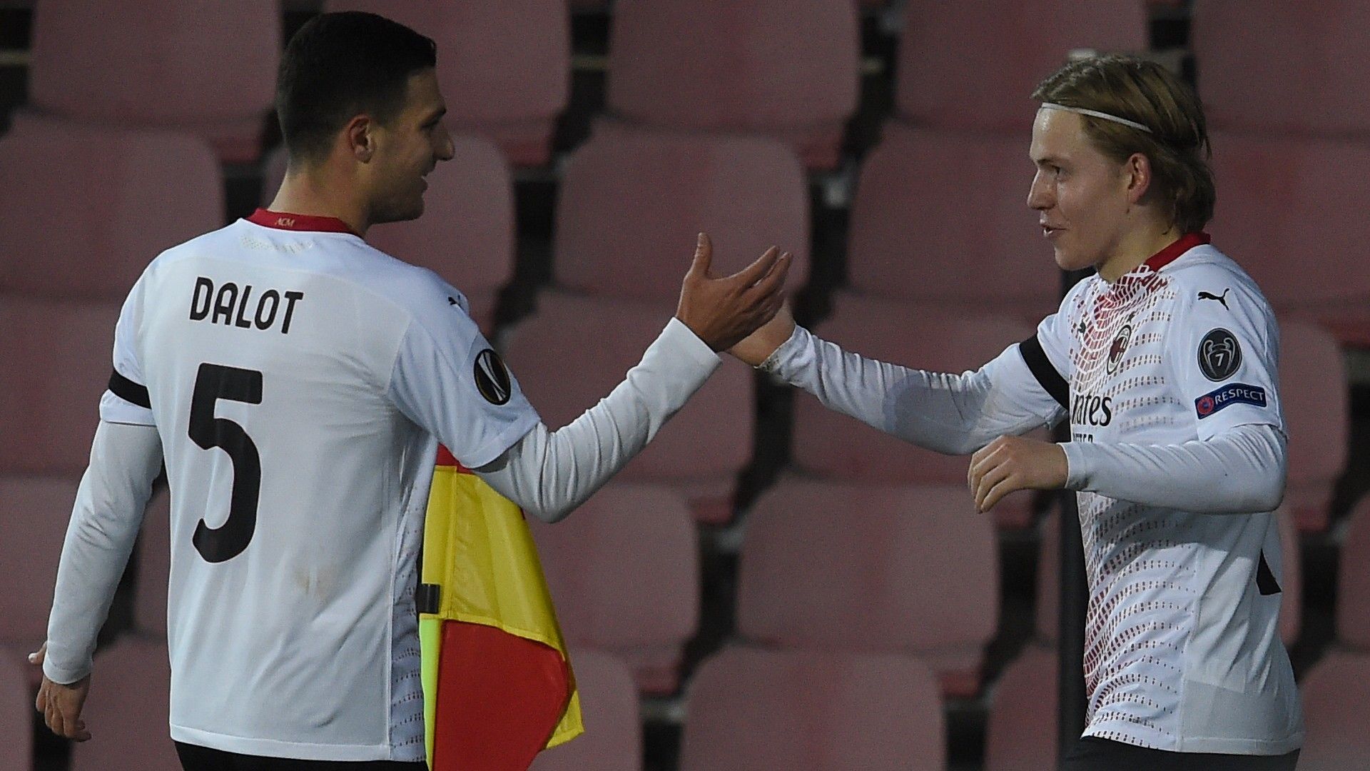 Hauge Dalot - Sparta Praha Milan - Europa League 2020/21