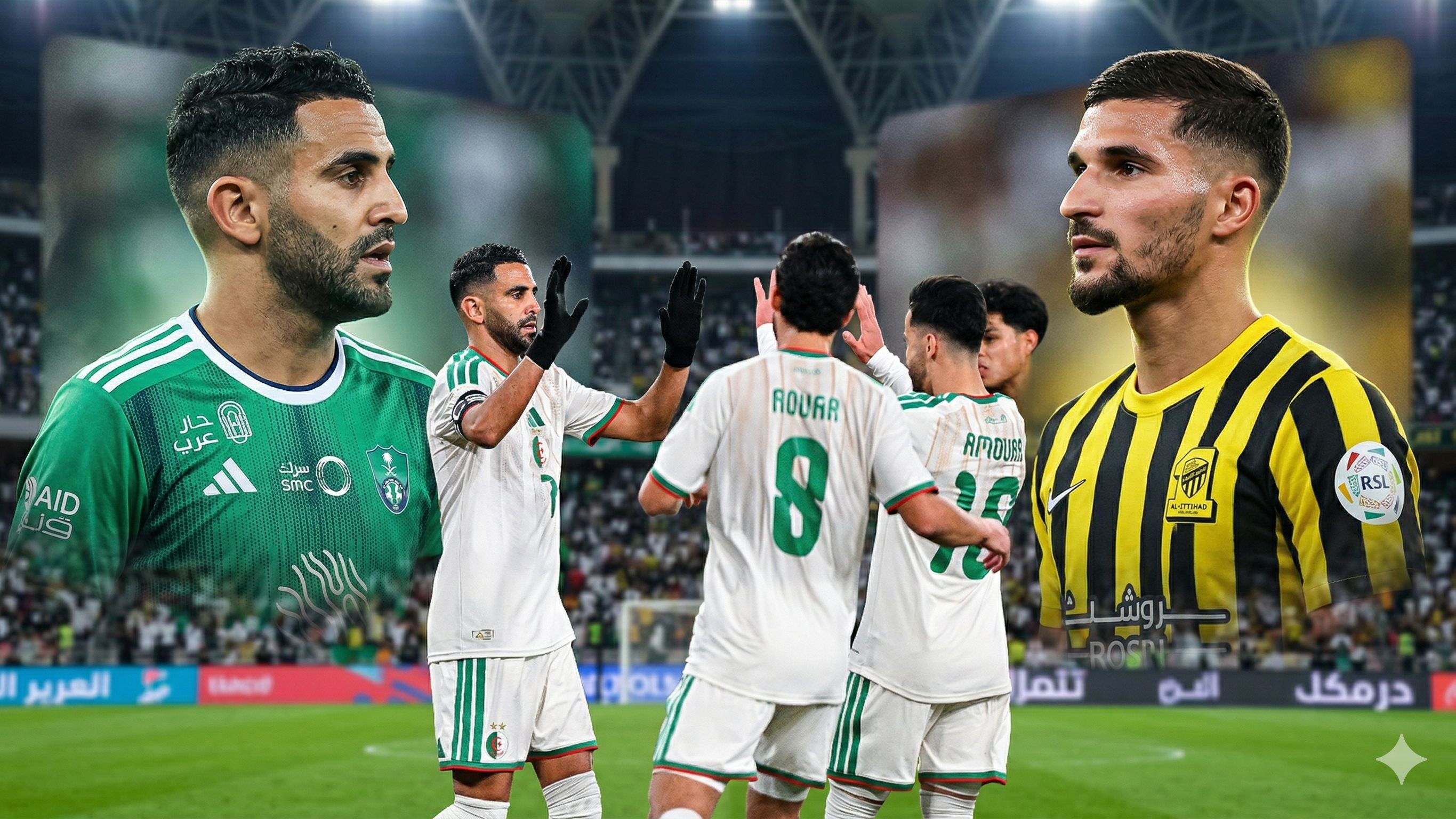 Algeria Riyad Mahrez Hossam Aouar (Goal Only)