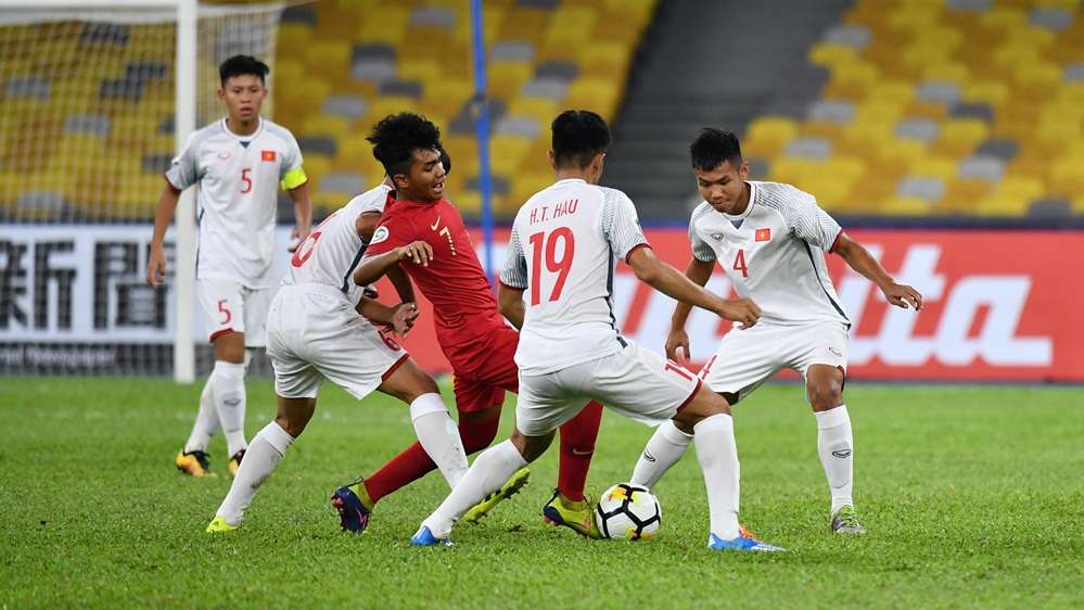 U16 Việt Nam U16 Indonesia Bảng C Giải U16 châu Á 2018