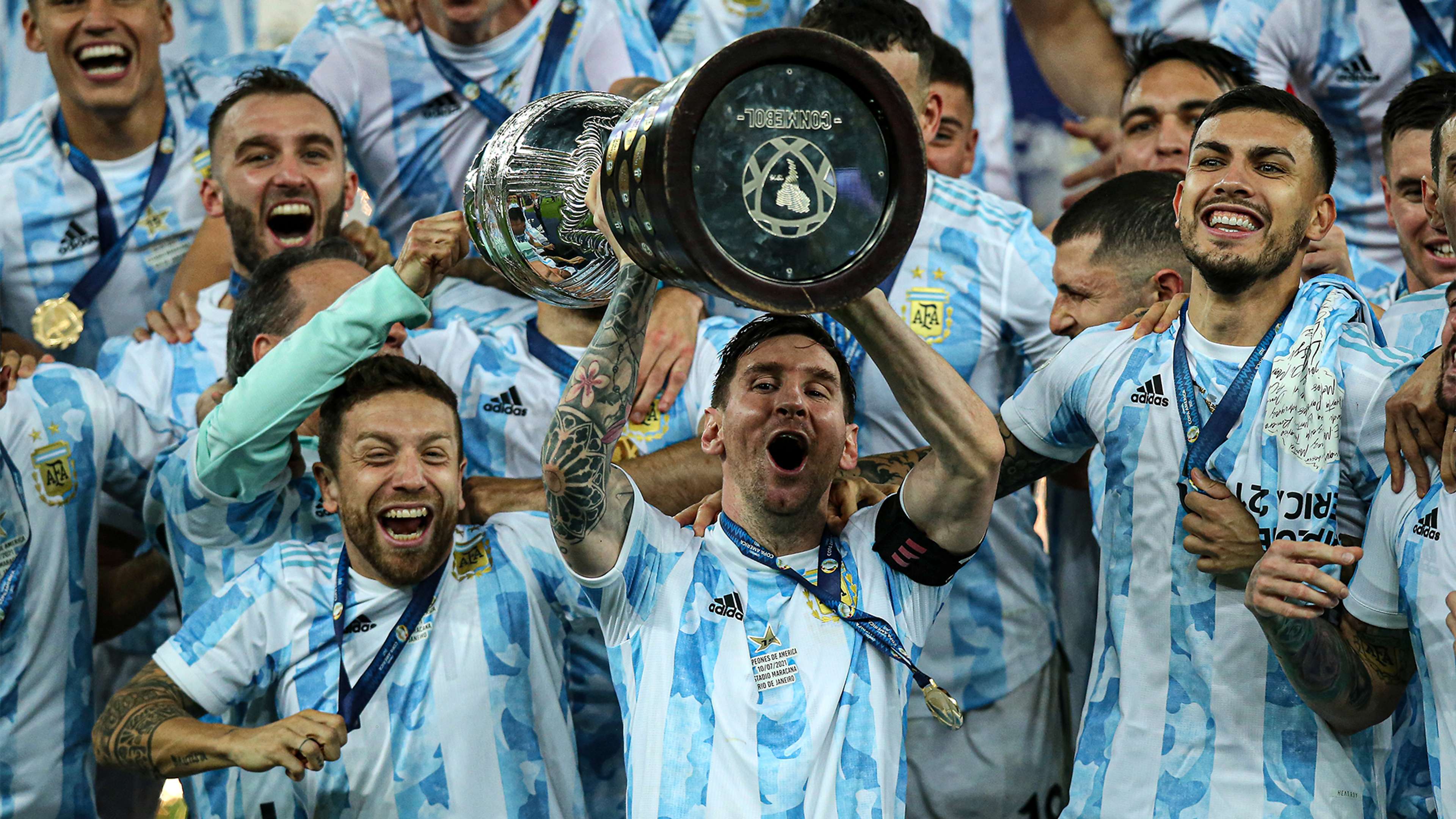 Argentina Copa America celebration