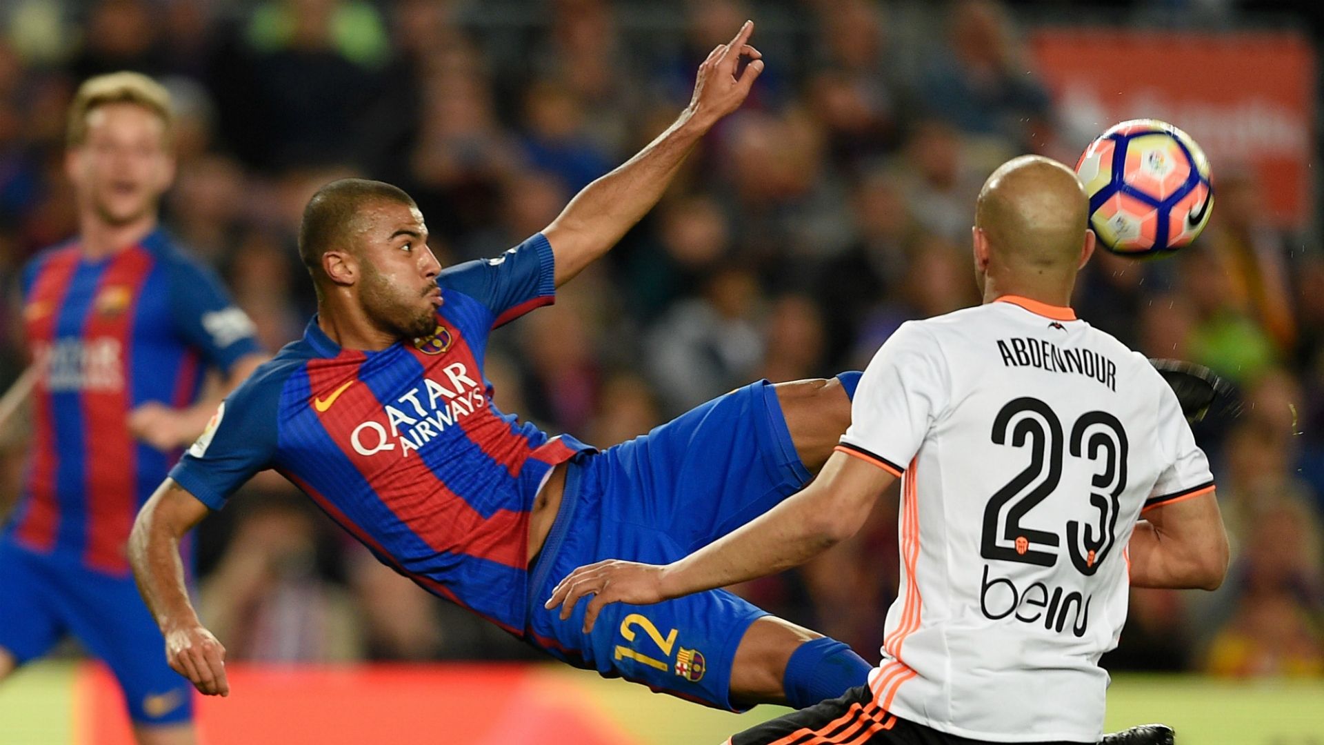 Rafinha Aymen Abdennour Barcelona Valencia La Liga