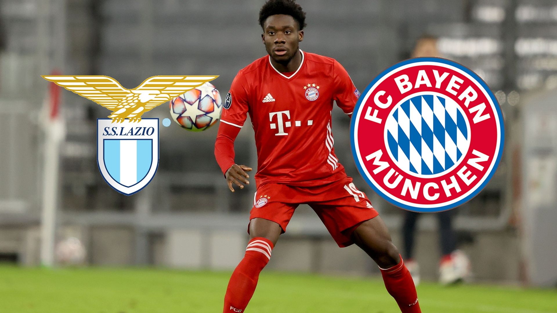 FC Bayern München Lazio Davies Logos 2020