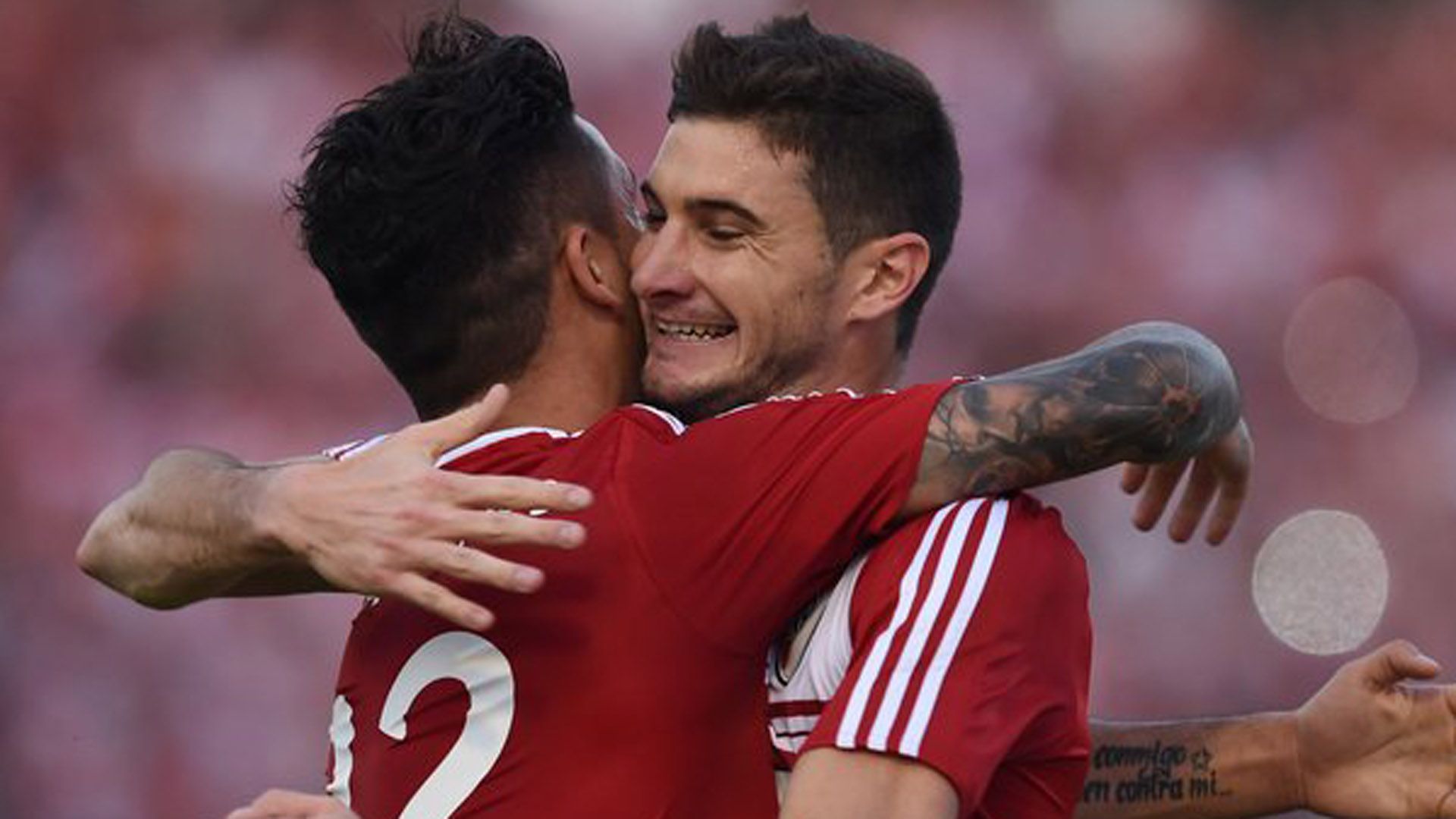 Sebastian Driussi Lucas Alario River Plate Sportivo Rivadavia Copa Argentina 31072016