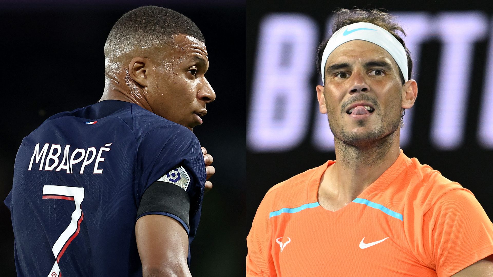 Kylian Mbappe Rafael Nadal