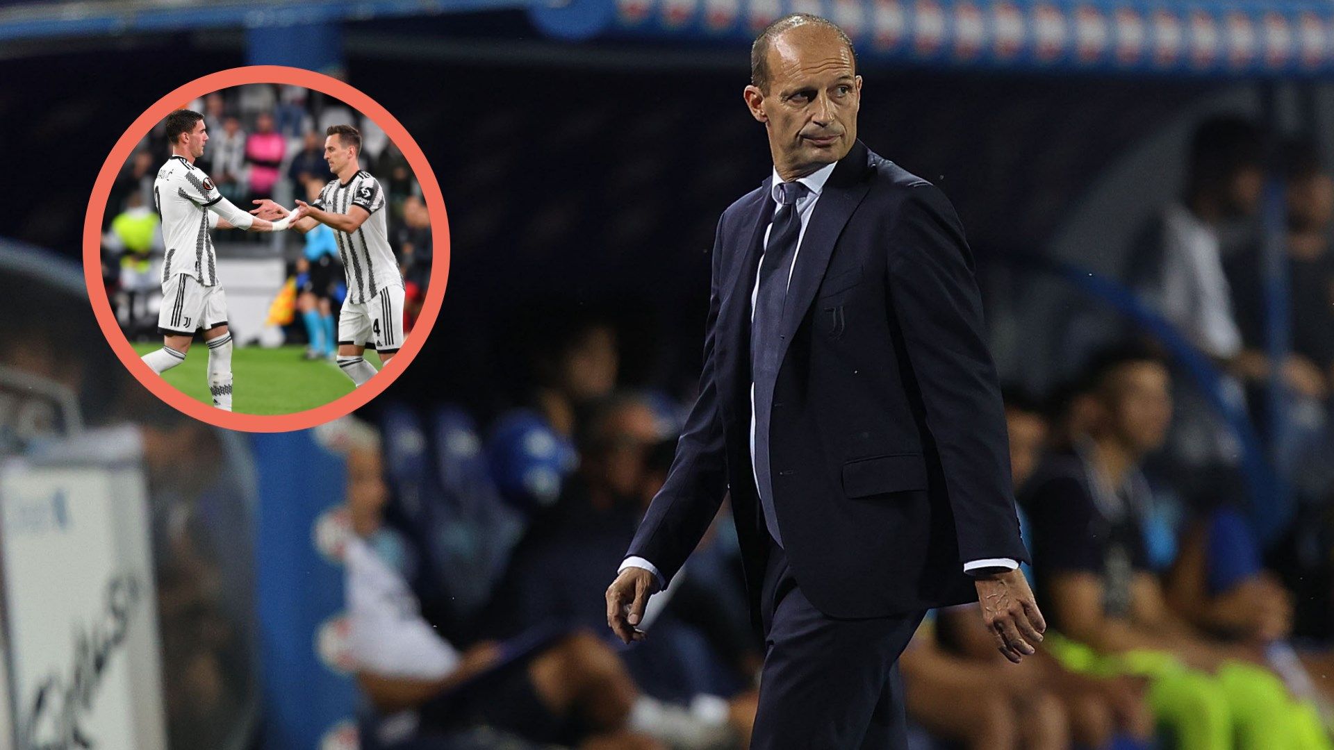 Allegri Vlahovic Milik