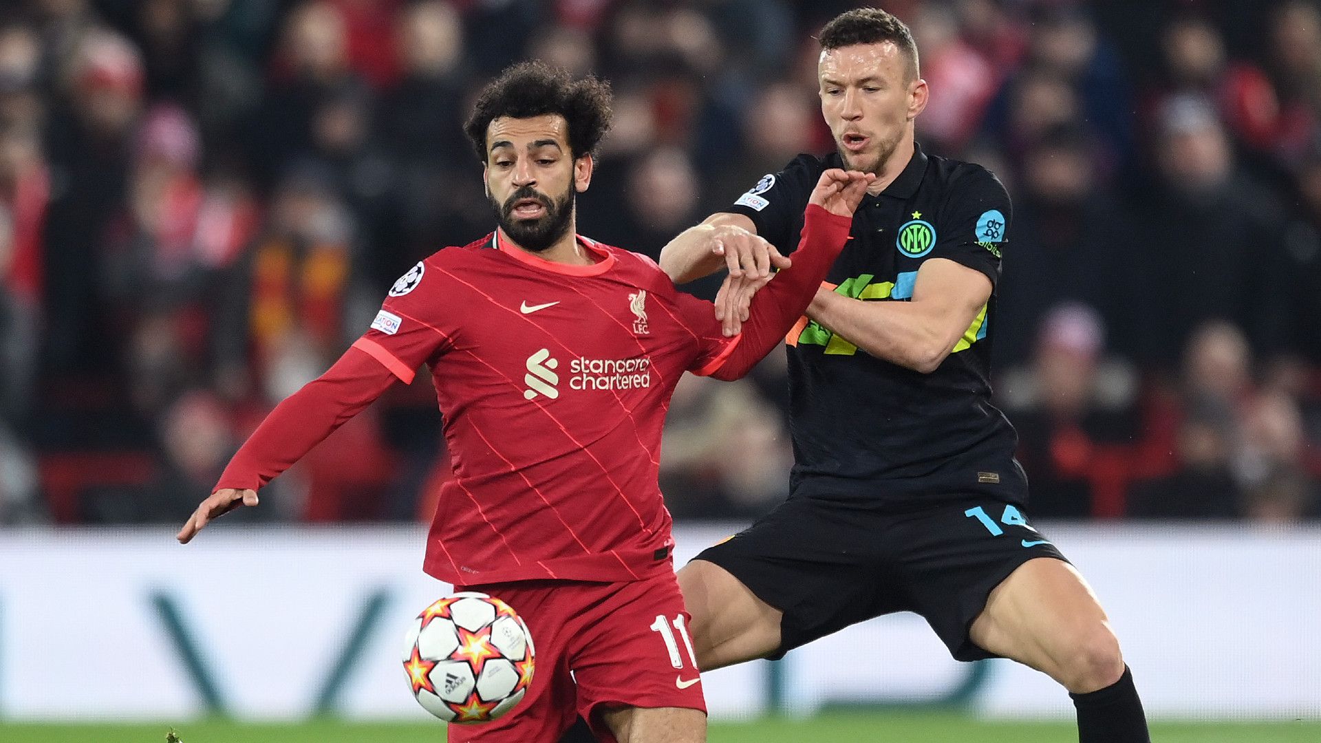 MOHAMED SALAH LIVERPOOL IVAN PERISIC INTER CHAMPIONS LEAGUE 08032022